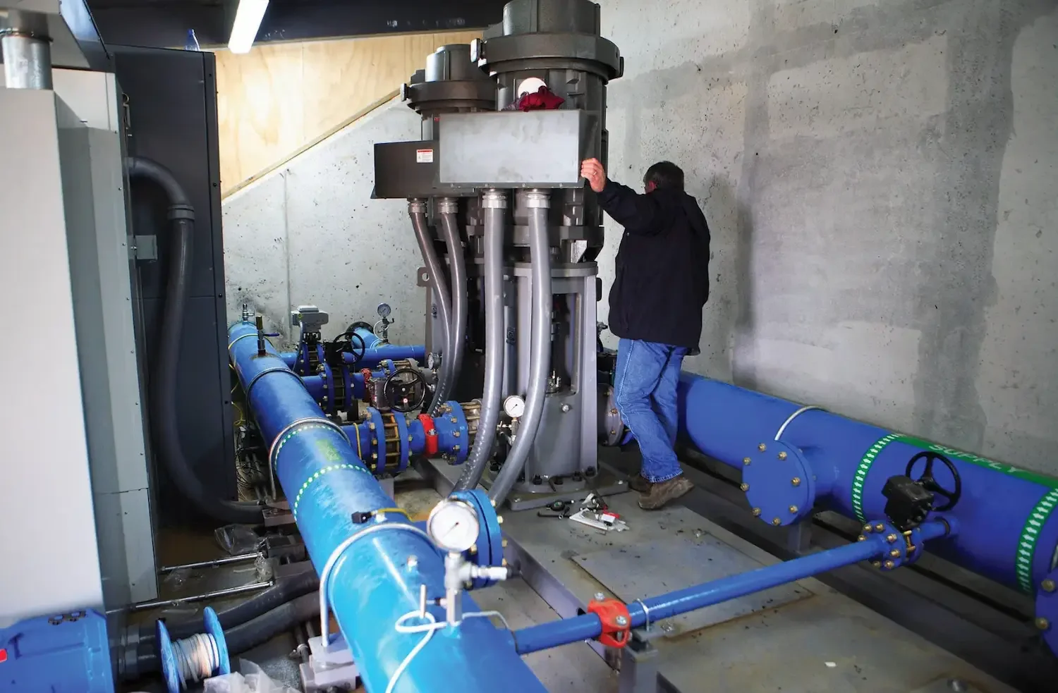 Snowmaking Pump Station at Turoa, New Zealand