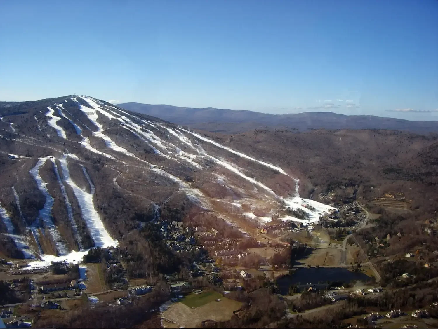Snowmaking at Mount Snow Vermont
