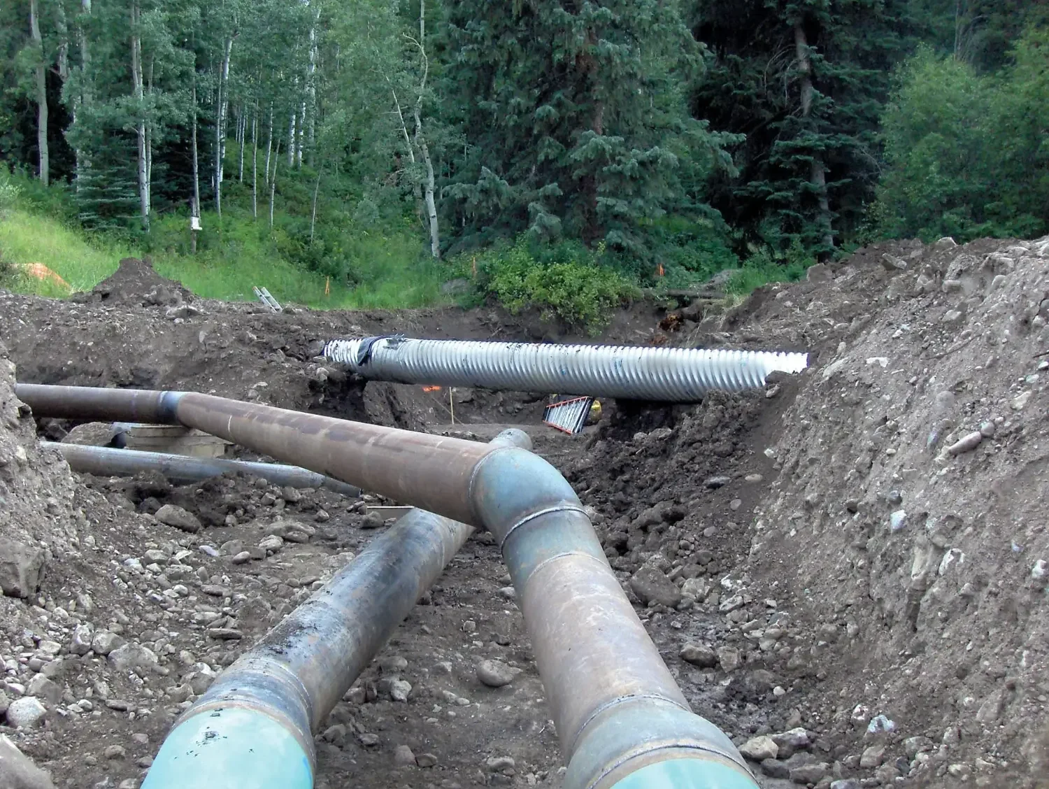 Snowmaking Pipeline Installation at Golden Peak, Vail CO