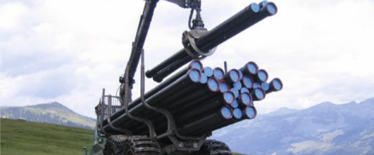 Duktus ductile piping for snowmakign applications