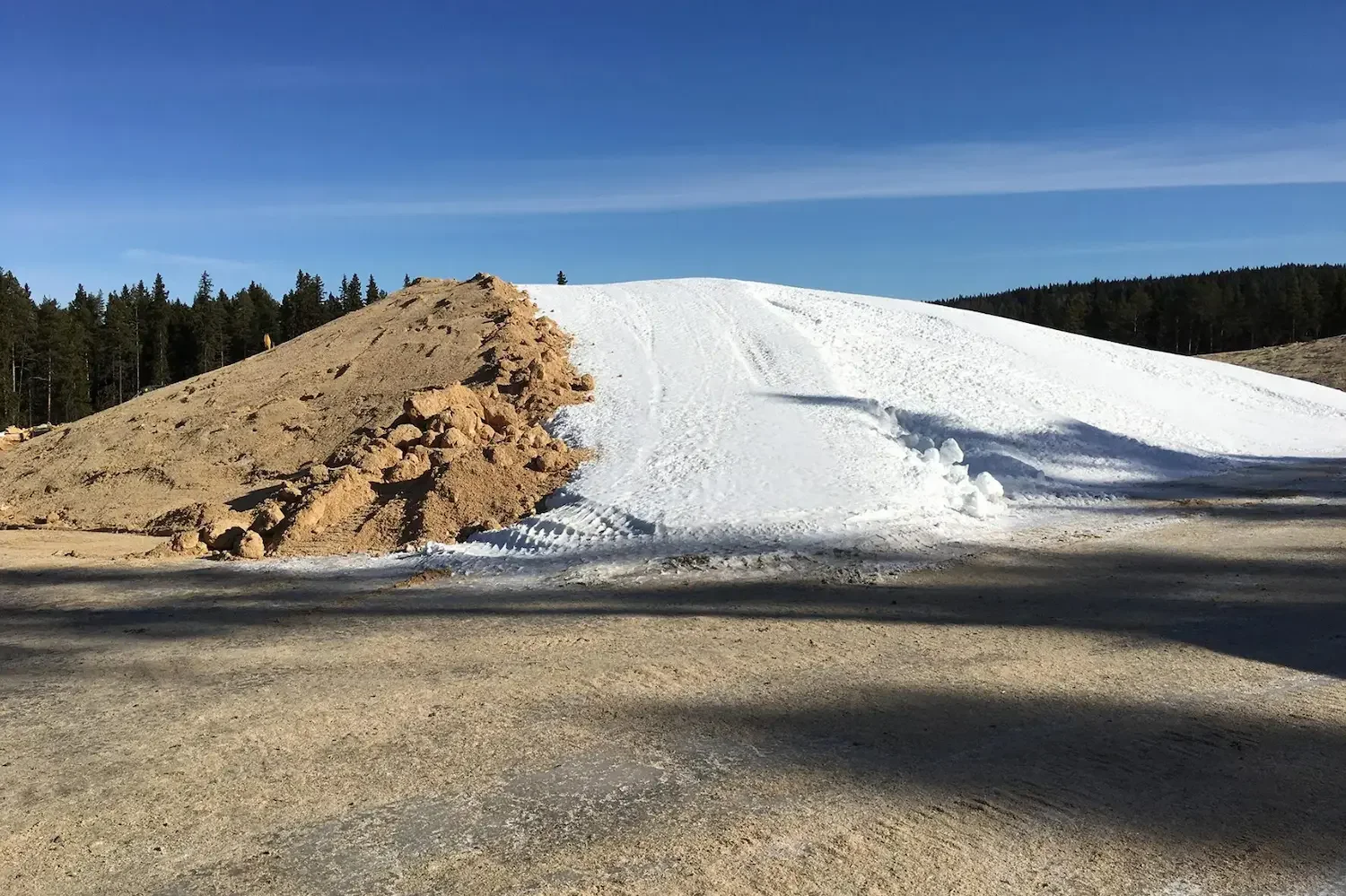 Snow Farming at Ostersund, Sweden
