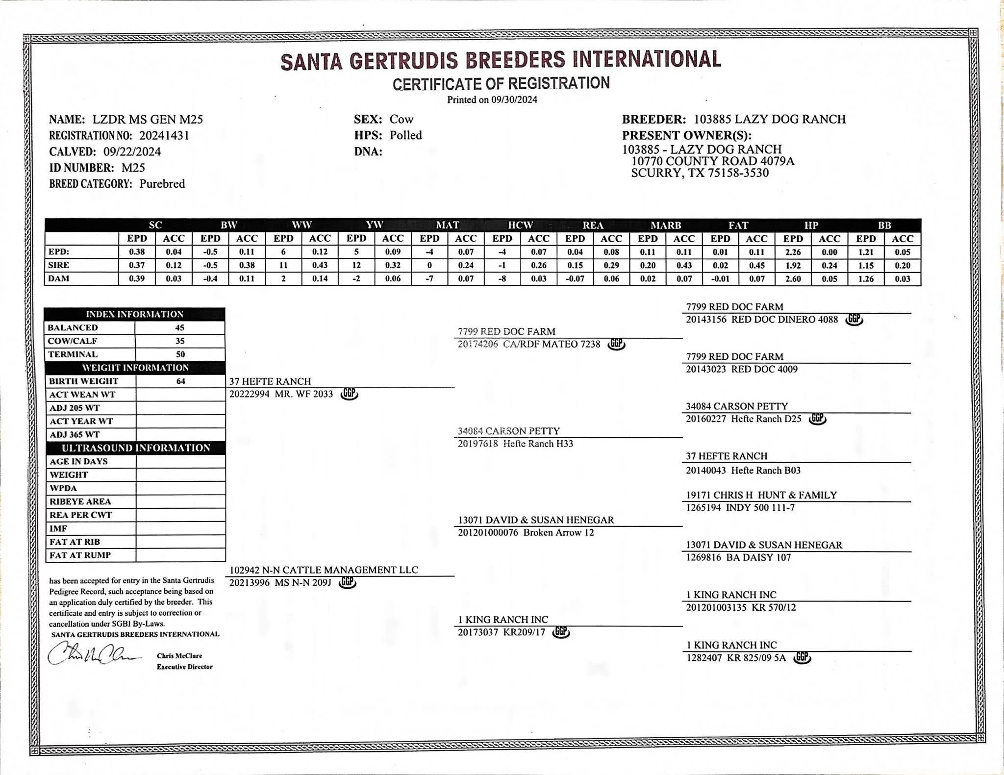 𝐇𝐨𝐰 𝐭𝐨 𝐑𝐞𝐚𝐝 𝐂𝐚𝐭𝐭𝐥𝐞 𝐏𝐚𝐩𝐞𝐫𝐬

Registered cattle come with a set of papers that tell the story of their genetics and potential. If you have ever looked at one and thought it was confusing, you are not alone. Here is a quick breakdown