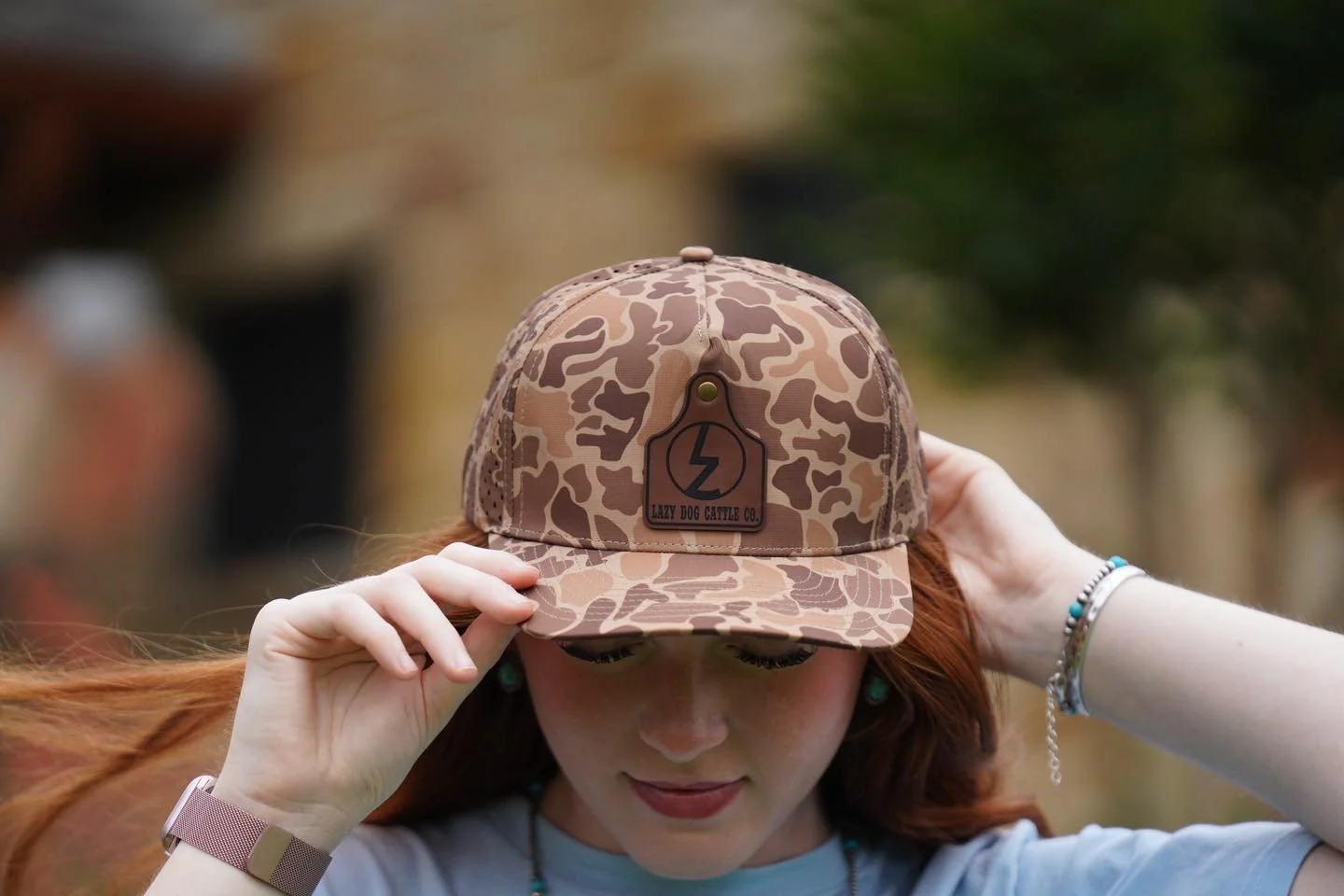 𝗧𝗛𝗘 𝗖𝗔𝗠𝗢 𝗛𝗔𝗧𝗦 𝗔𝗥𝗘 𝗟𝗜𝗩𝗘 🔥

The new camo ear tag hats are officially up on the website!! We&rsquo;ve been excited about these for a while and they turned out even better than we hoped 👀

That lighter vintage-style camo paired with t