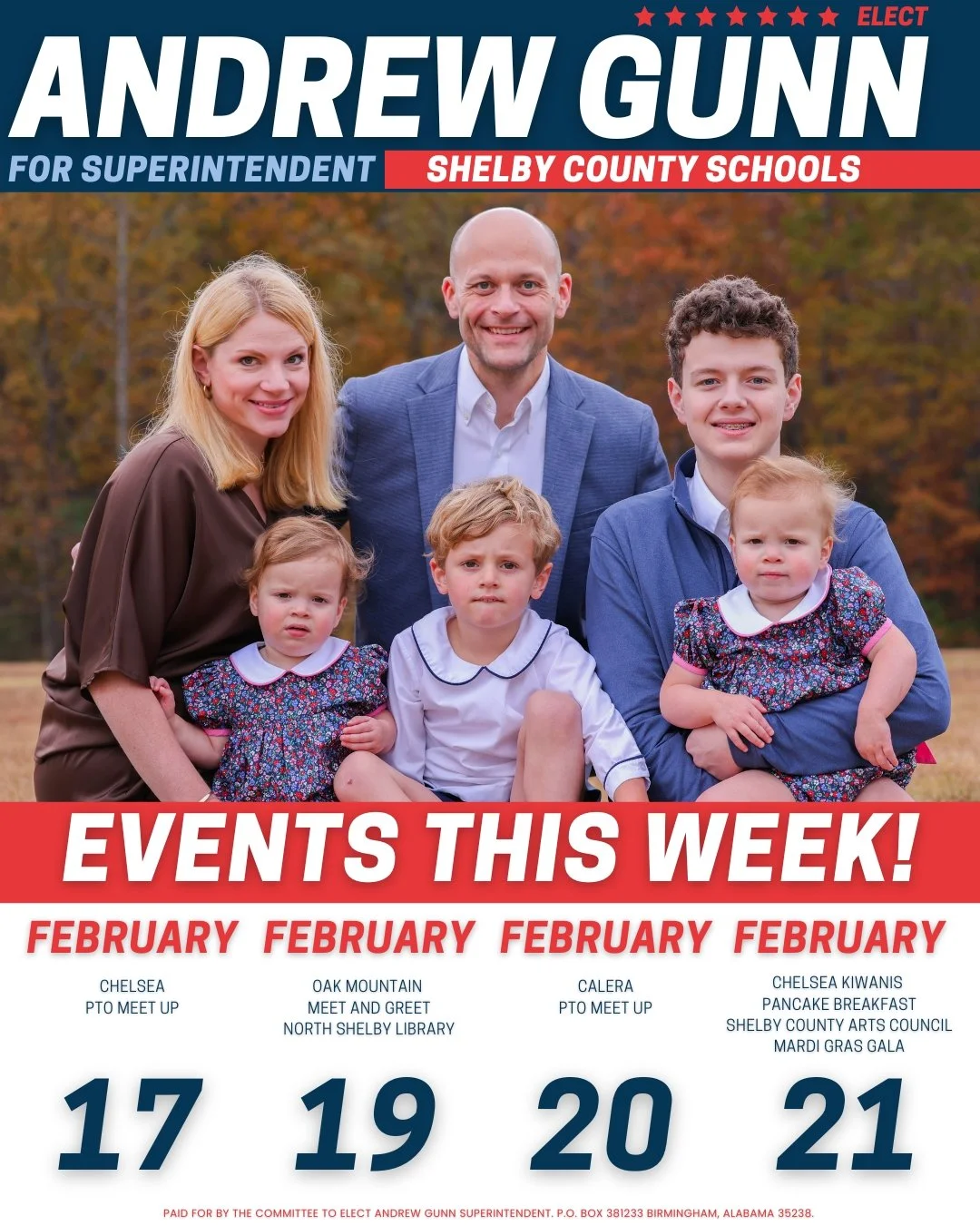 Excited for a great week ahead! If you see me out and about, please come say hello&mdash;I&rsquo;d love to visit with you. #EducationNotAgendas