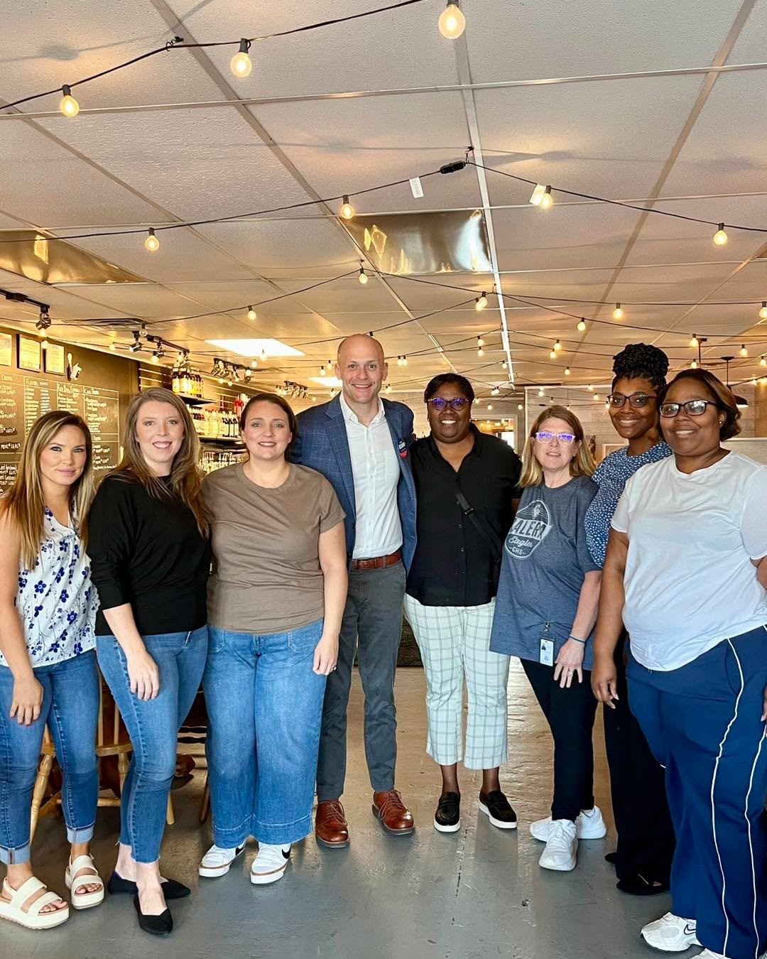 I had a great and productive meeting with the parents of Calera schools PTO. A lot of thoughtful discussion about the power of human connection in the classroom. These meetings are powerful and provide perspective on our parent&rsquo;s experience.