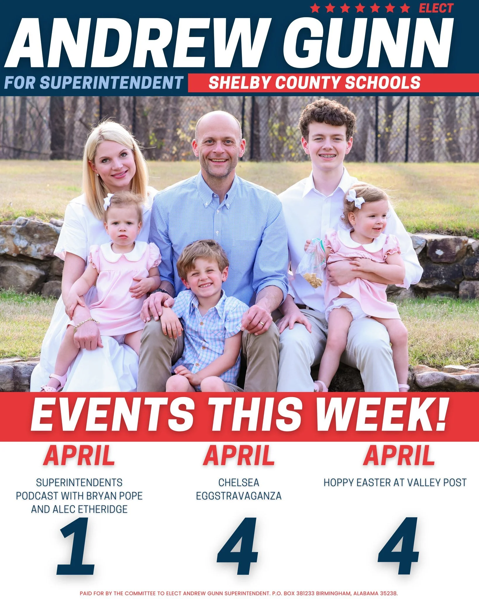 Hope everyone had a fun, relaxing, and safe spring break! My family enjoyed our tour of the wonderful parks and playgrounds across Shelby County! I&rsquo;m excited to see so many of you this week&mdash;please don&rsquo;t hesitate to stop me and say h