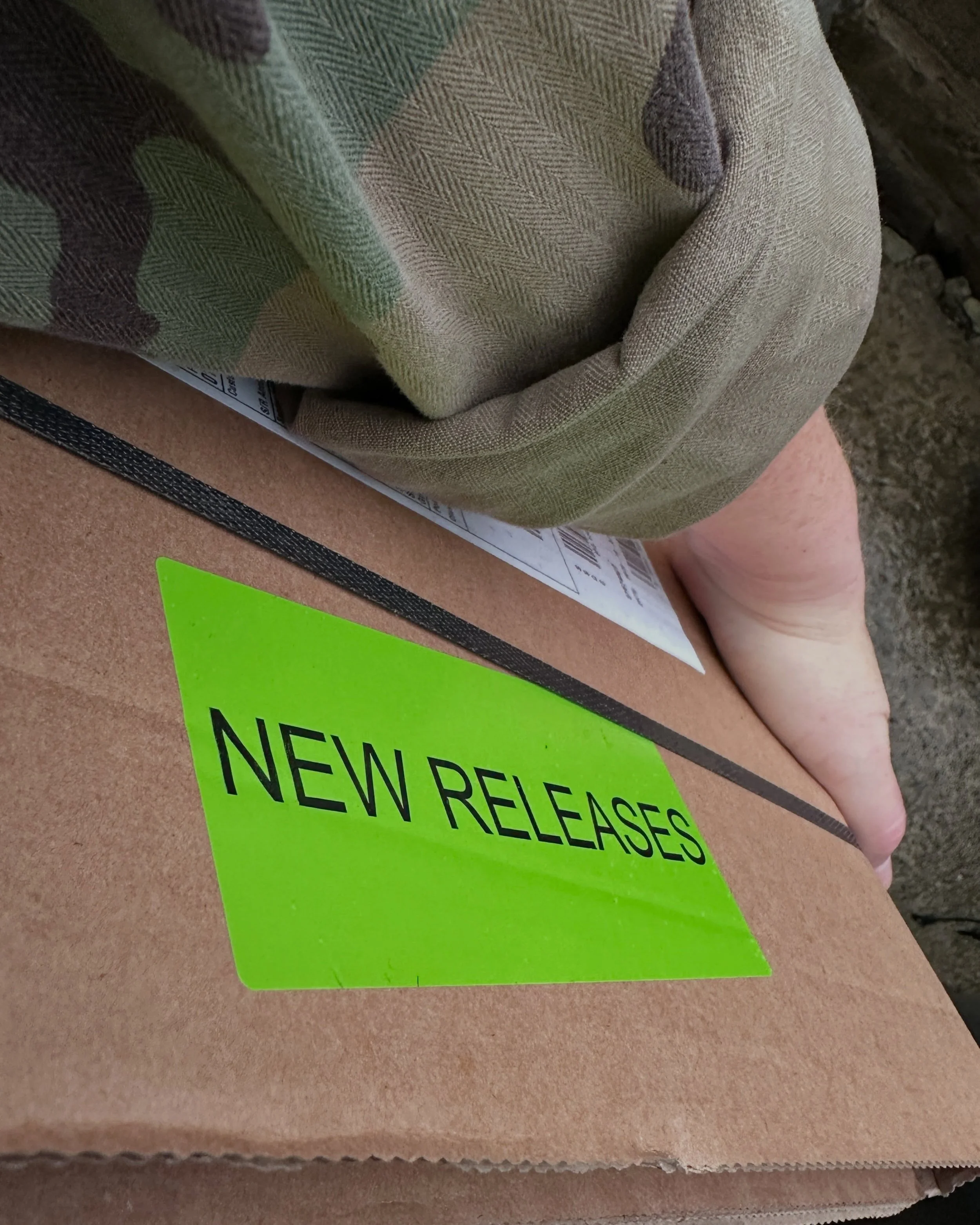 I love the smell of a fresh pressing in the morning.
.
You know us, so any guesses?
.
#bestpartofthejob #vinylbuyer #newvinyl #bakewellrecordshop #musicinthegreen
