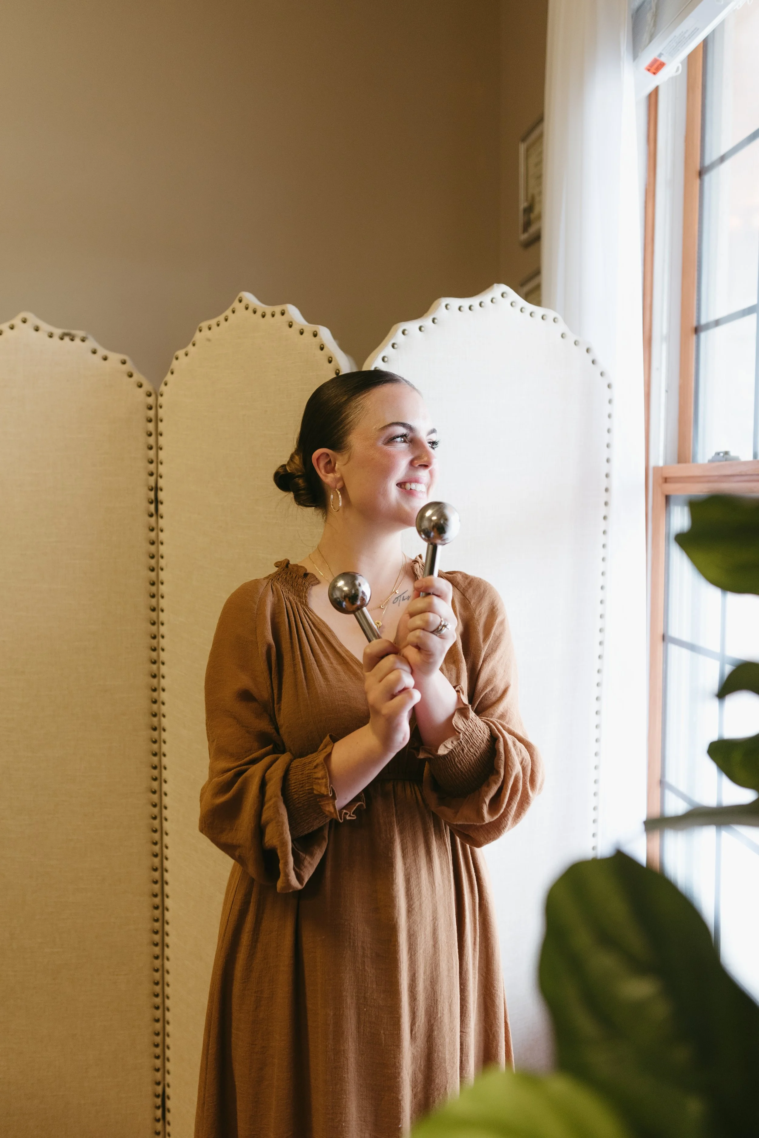 woman smiling, esthetician in colorado springs