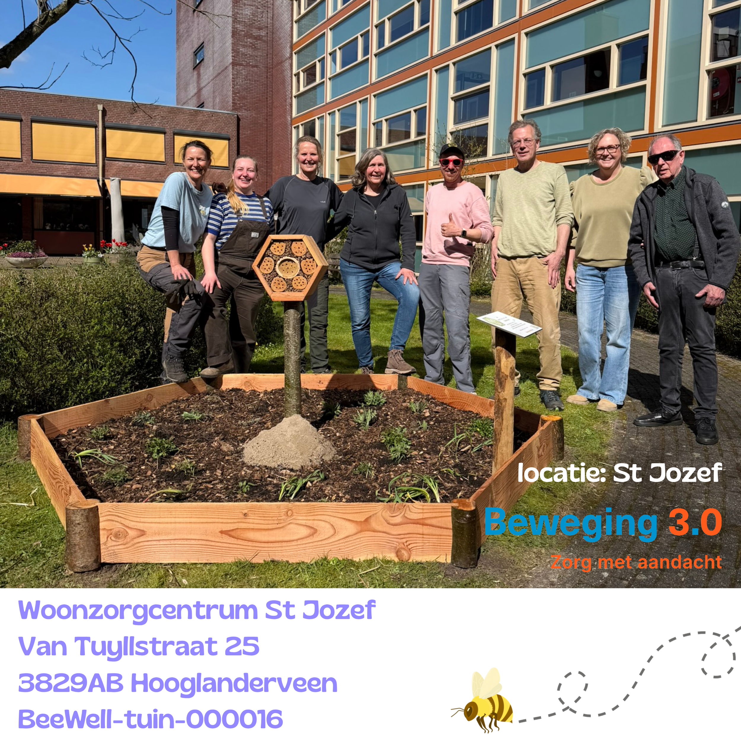 Beewell-tuin Beweging 3.0 St Jozef Hooglanderveen