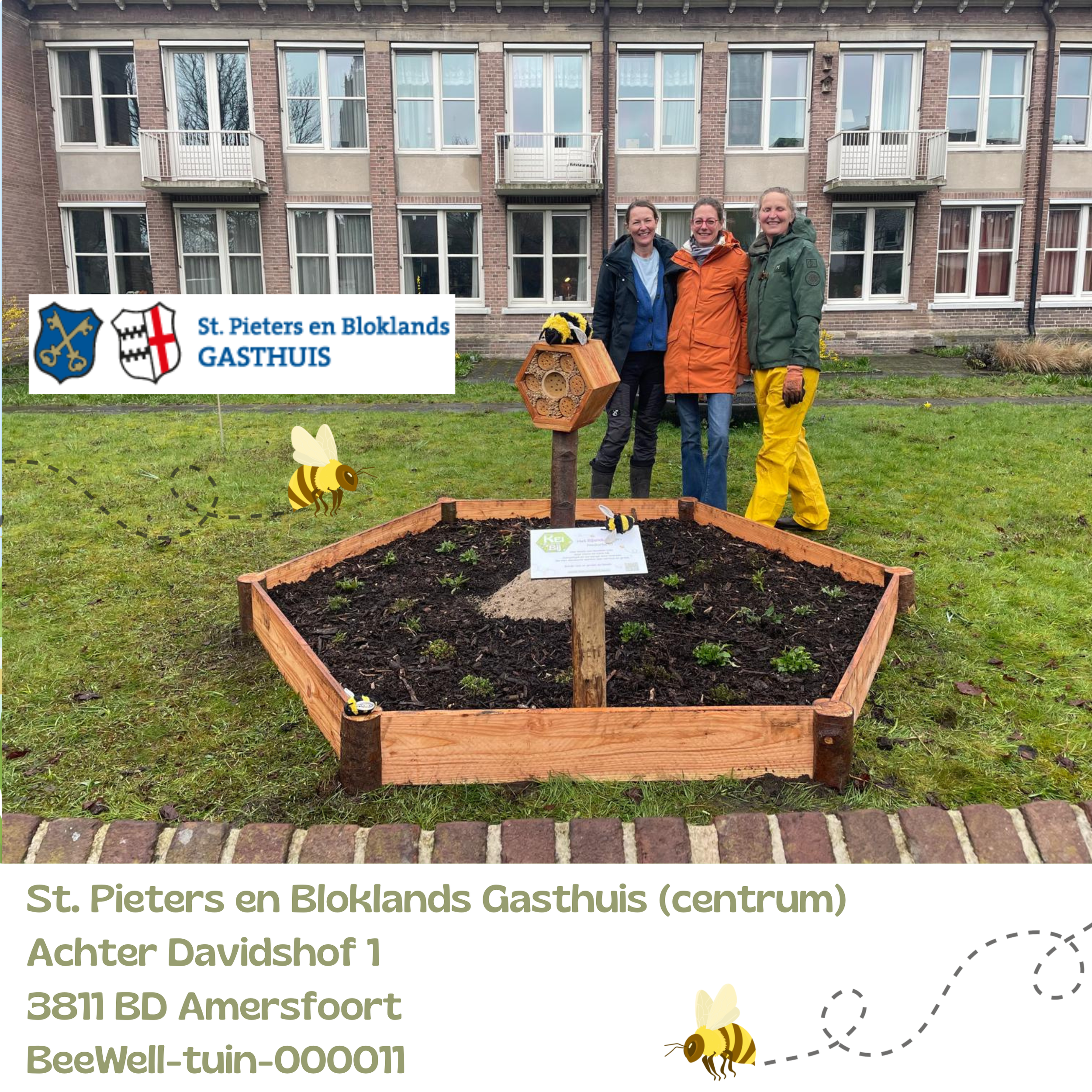 St. Pieters en Bloklands Gasthuis Achter Davidshof 1 BeeWell-tuin