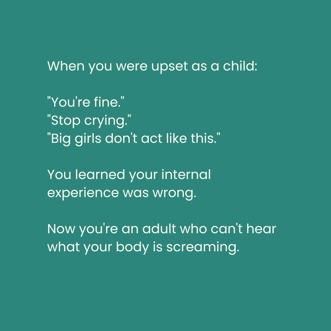 #8: What your body has been trying to tell you (and why you haven't been able to hear it)