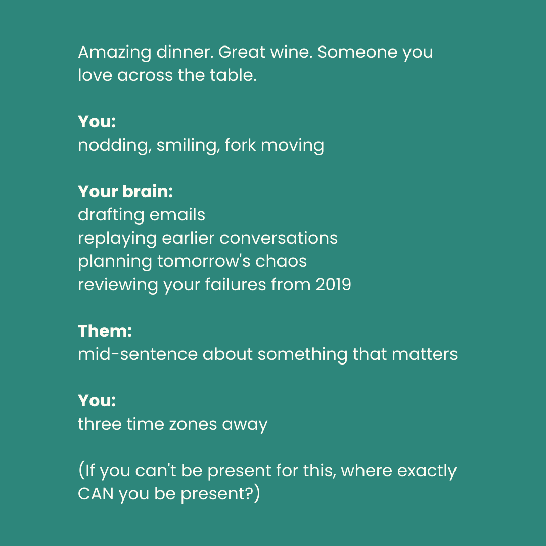 #11: The real cost of living in your head: The moments you're missing while you're busy thinking about your life