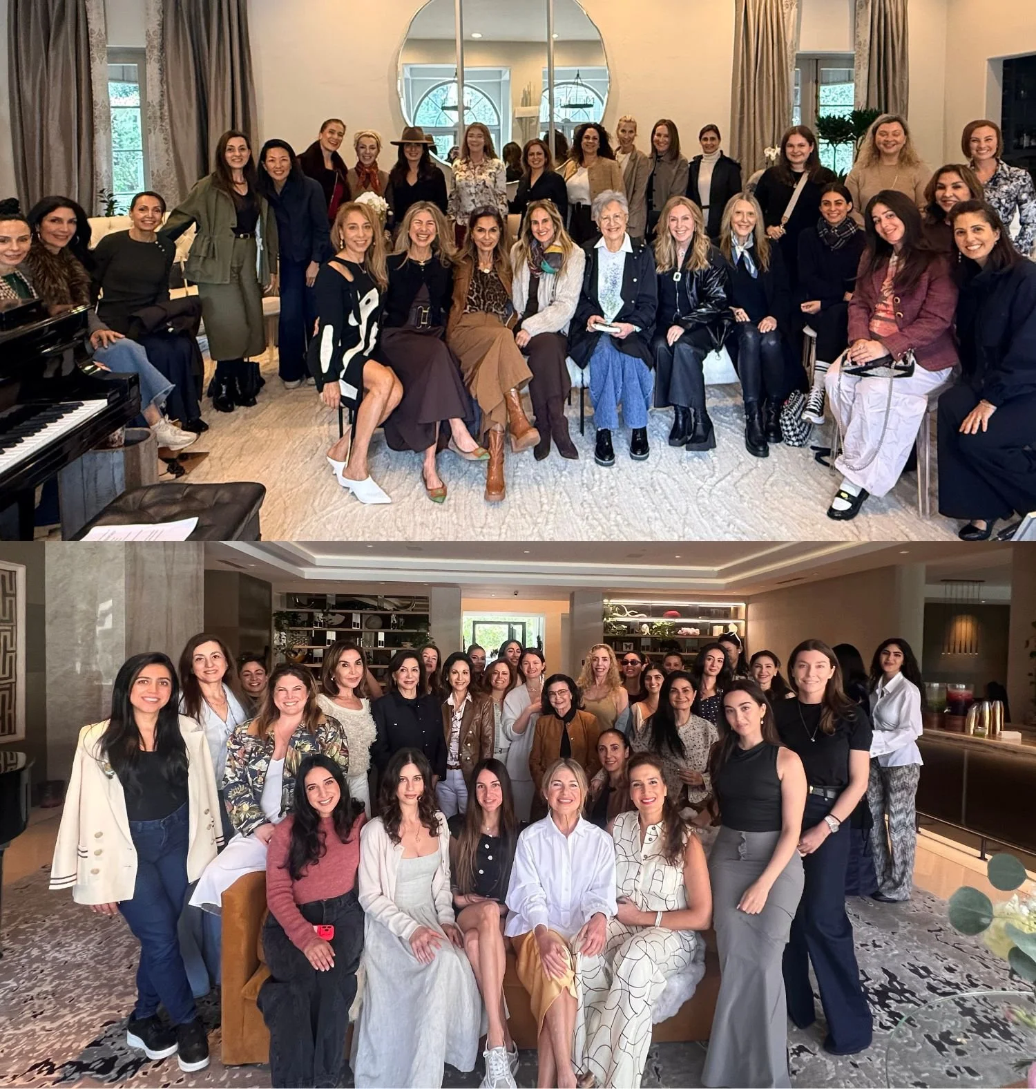 Carolyn Mahboubi at two Visionary Women events in Beverly Hills, CA