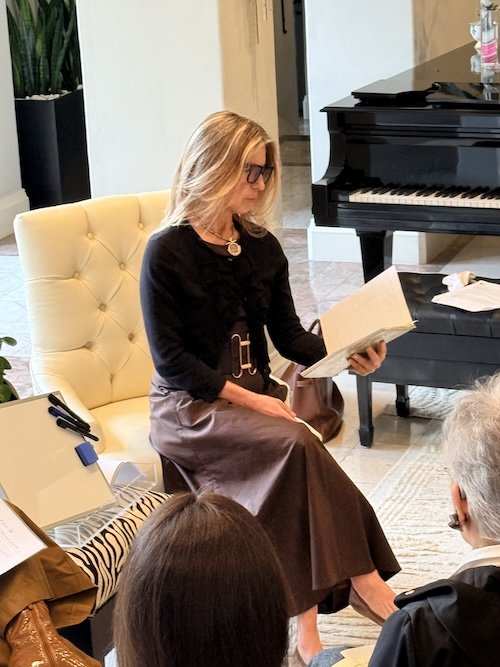 Woman leading a workshop