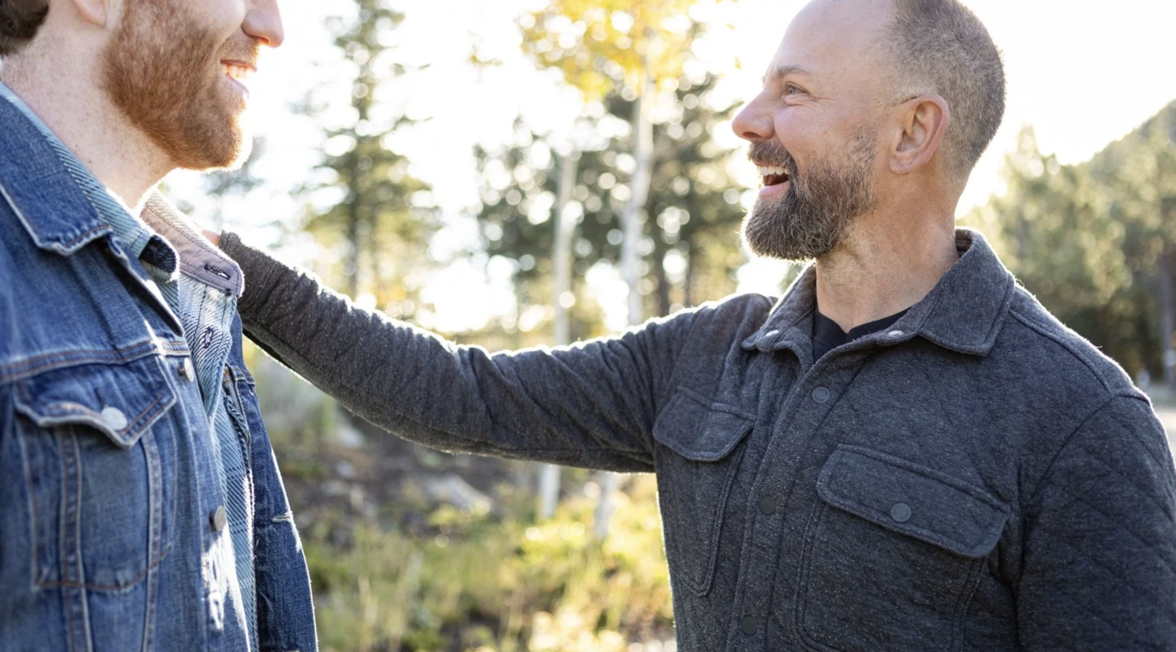shane the founder of the center smiling and supporting through a plant medicine retreat