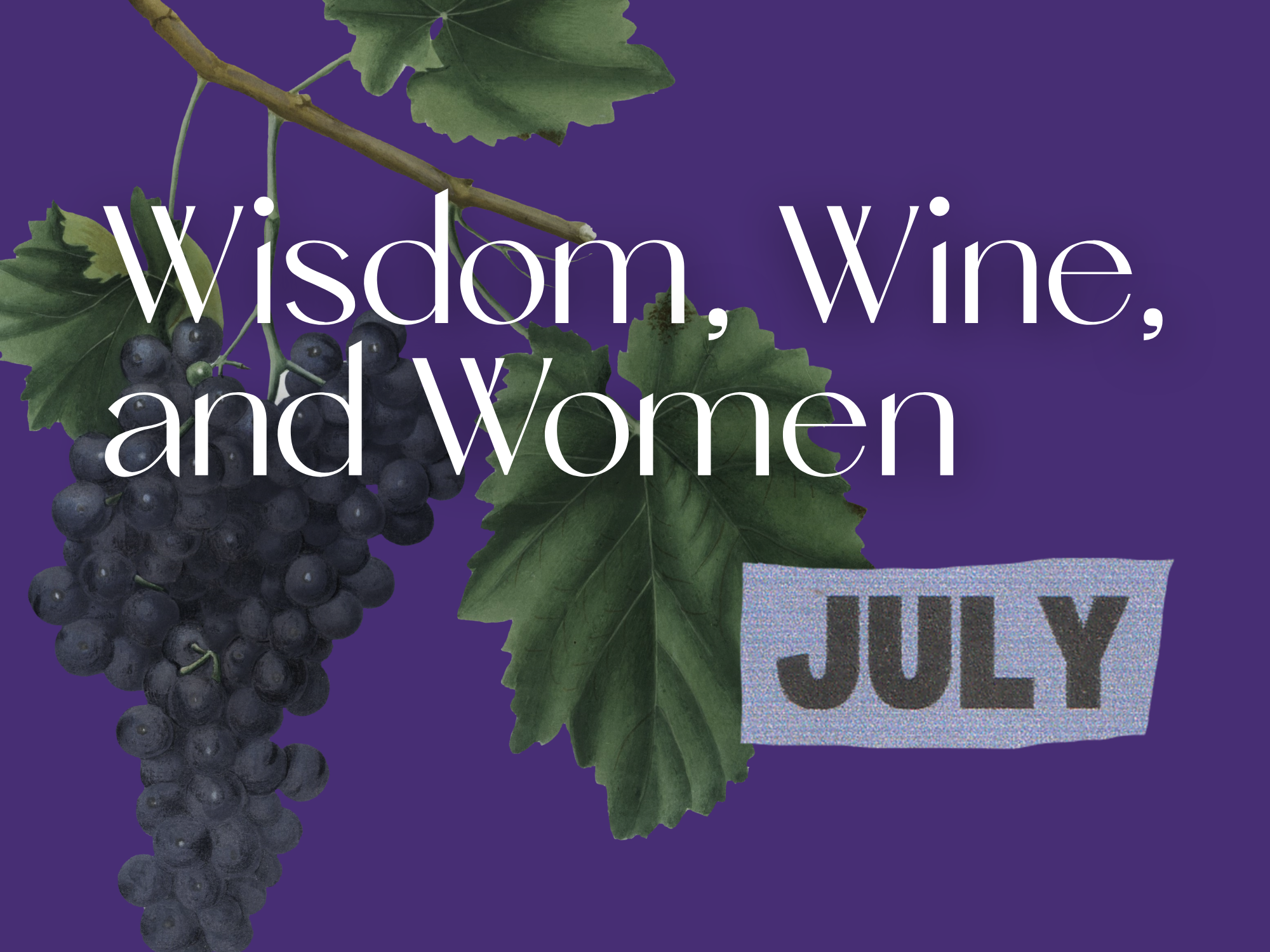 Wisdom, Wine and Women | Legislative Wrap up