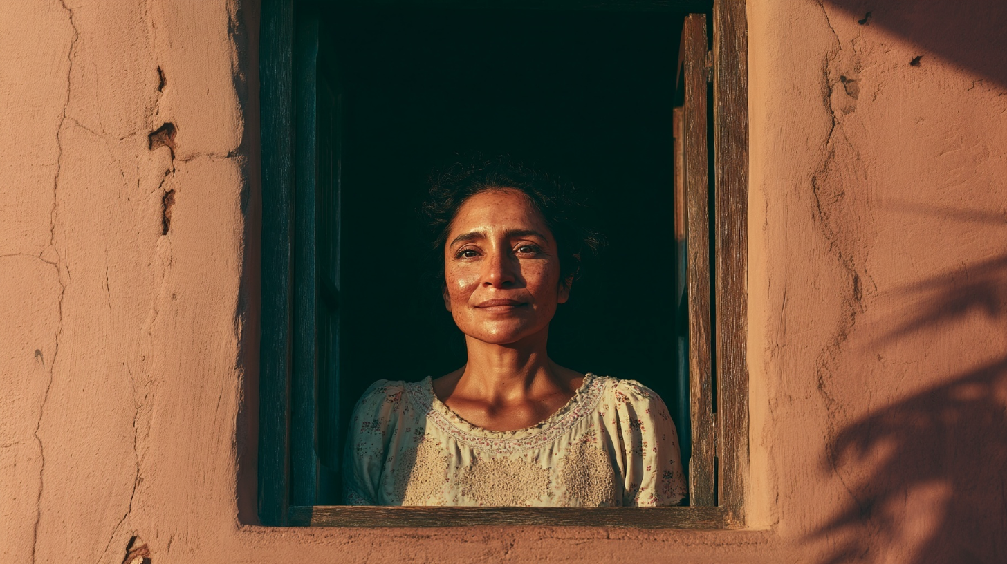 María en la ventana
