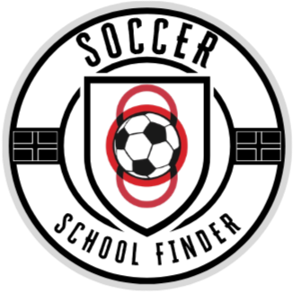Soccer School Finder logo with a soccer ball, shield, and text.