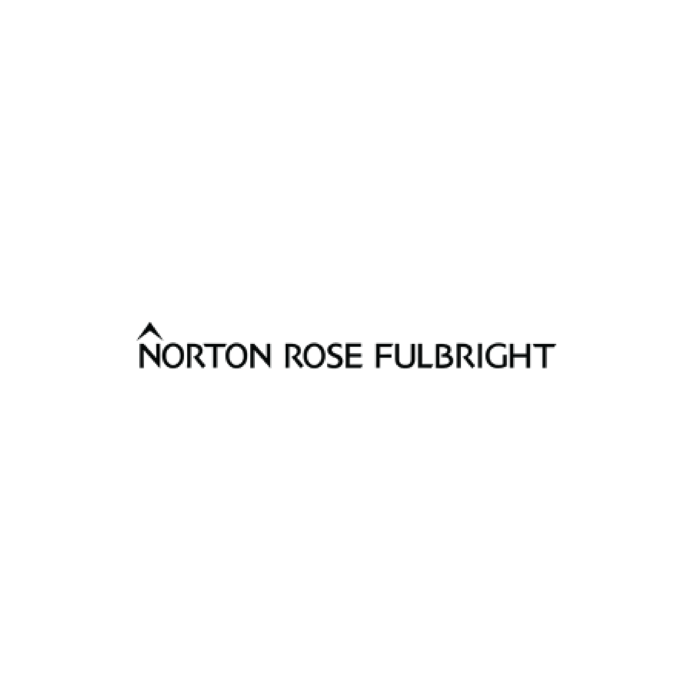 Black and white logo for Norton Rose Fulbright law firm, featuring stylized mountain peaks and the firm’s name beneath it.