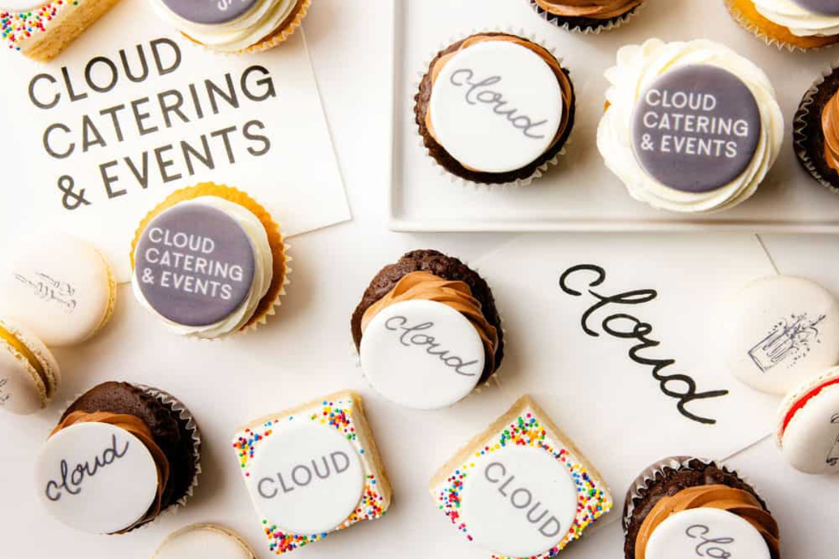 Cloud catering cupcakes ready to eat