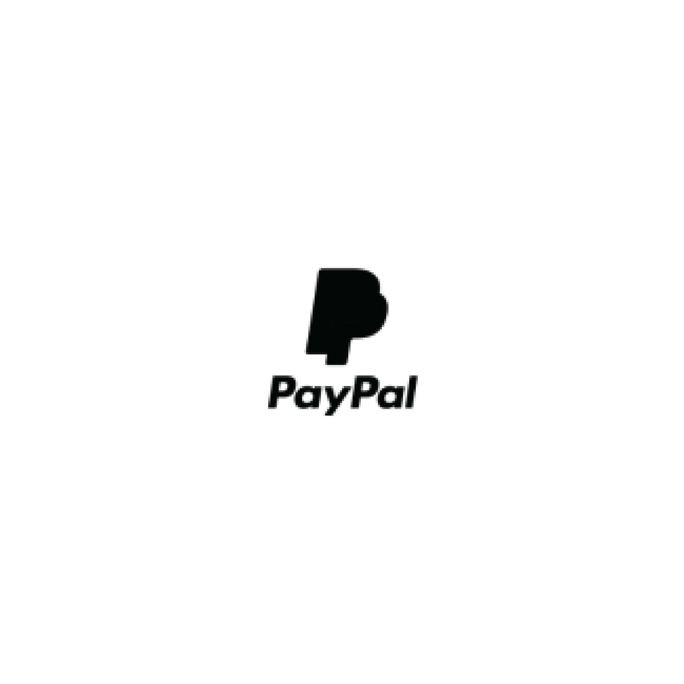 Black hoodie with the PayPal logo printed on the front.