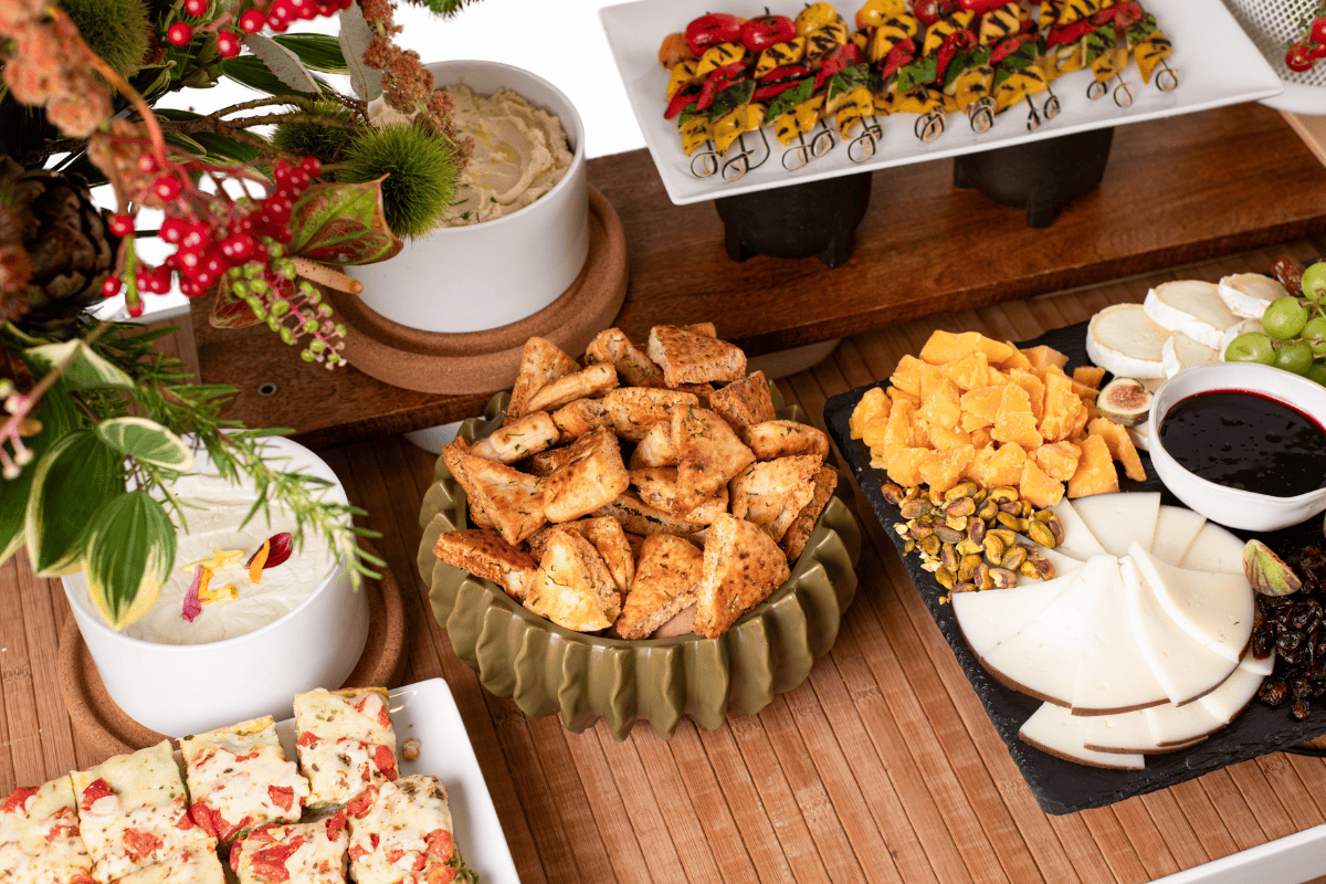 Italian cuisine sitting on a table