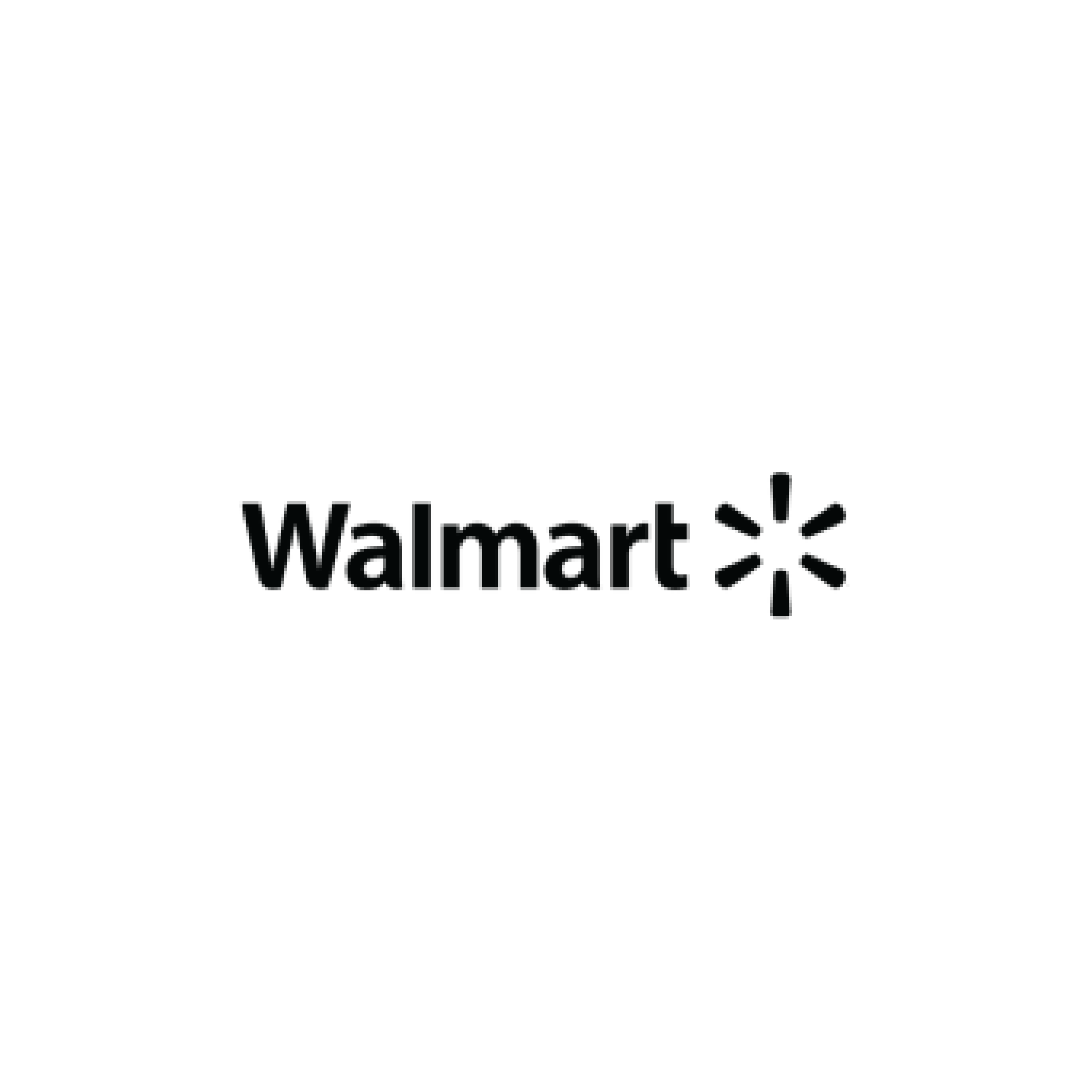 A logo with a white shopping cart icon on a circle background, adjacent to a Walmart logo, with the word 'Walmart' and a spark symbol underneath.