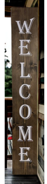 Pine Welcome Sign