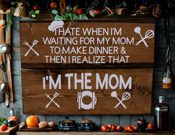 I'm The Mom Sign