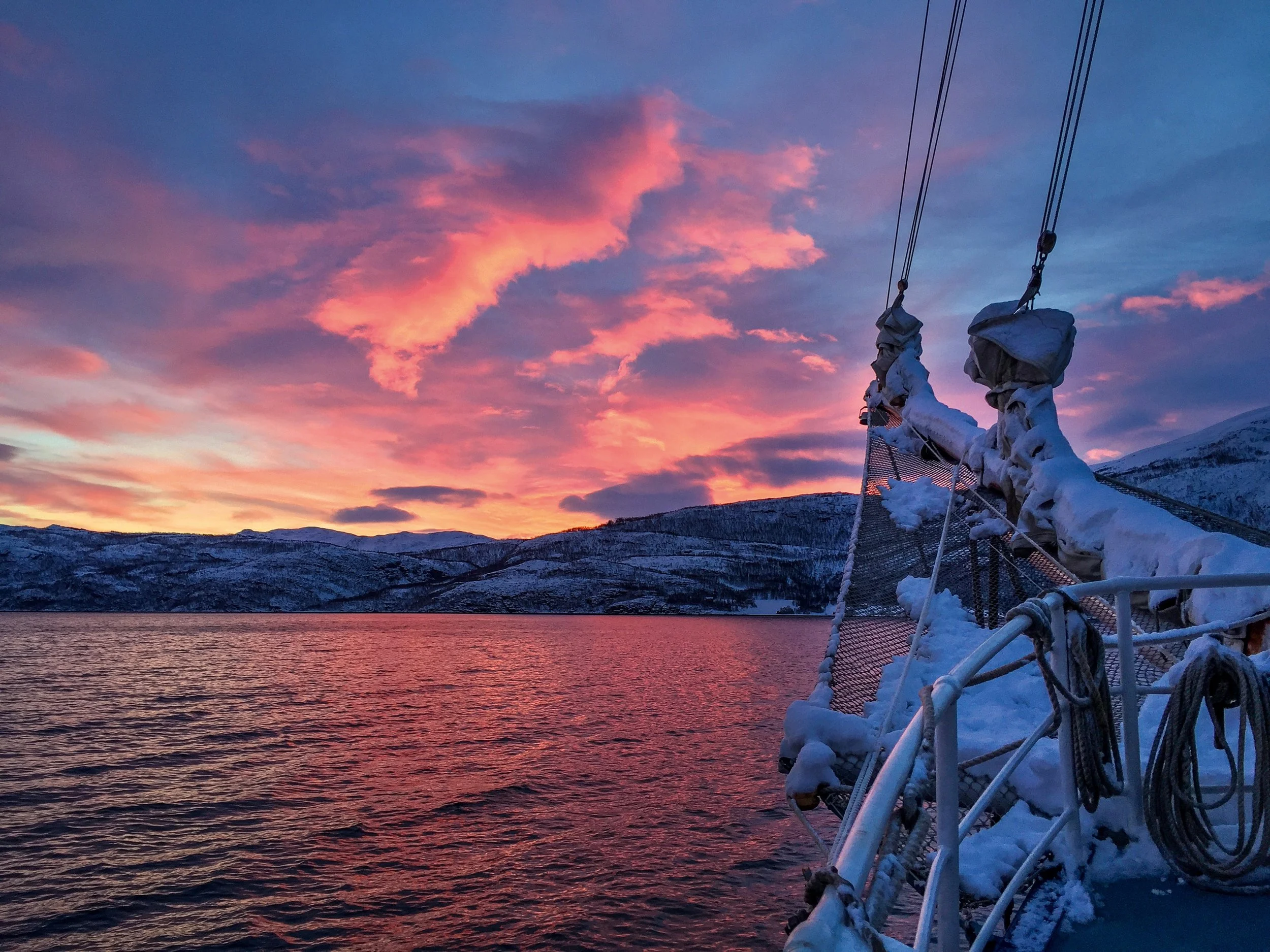 Cruisetip: Mit dem Traditionssegler SV Rembrandt van Rijn auf Nordlichtjagd in Nordnorwegen