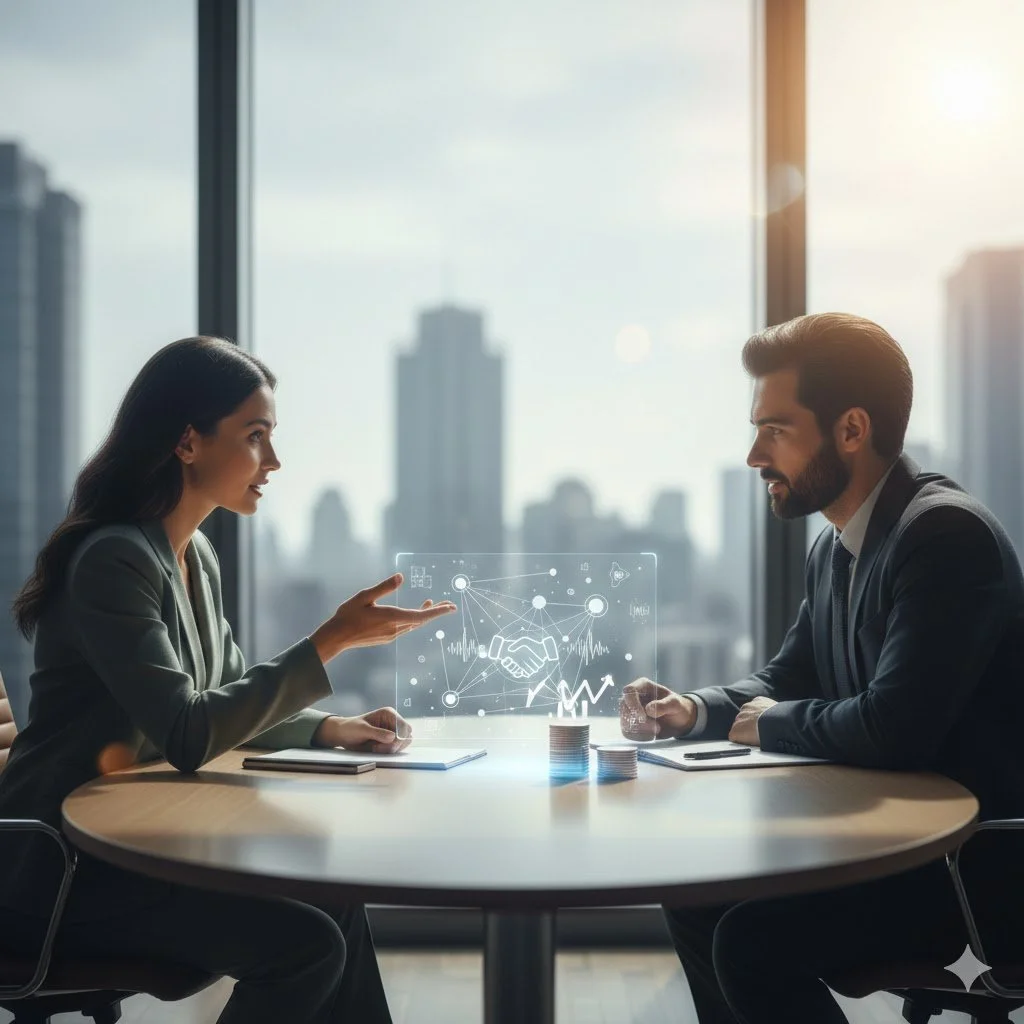 Comunicação negociação particulares empresas