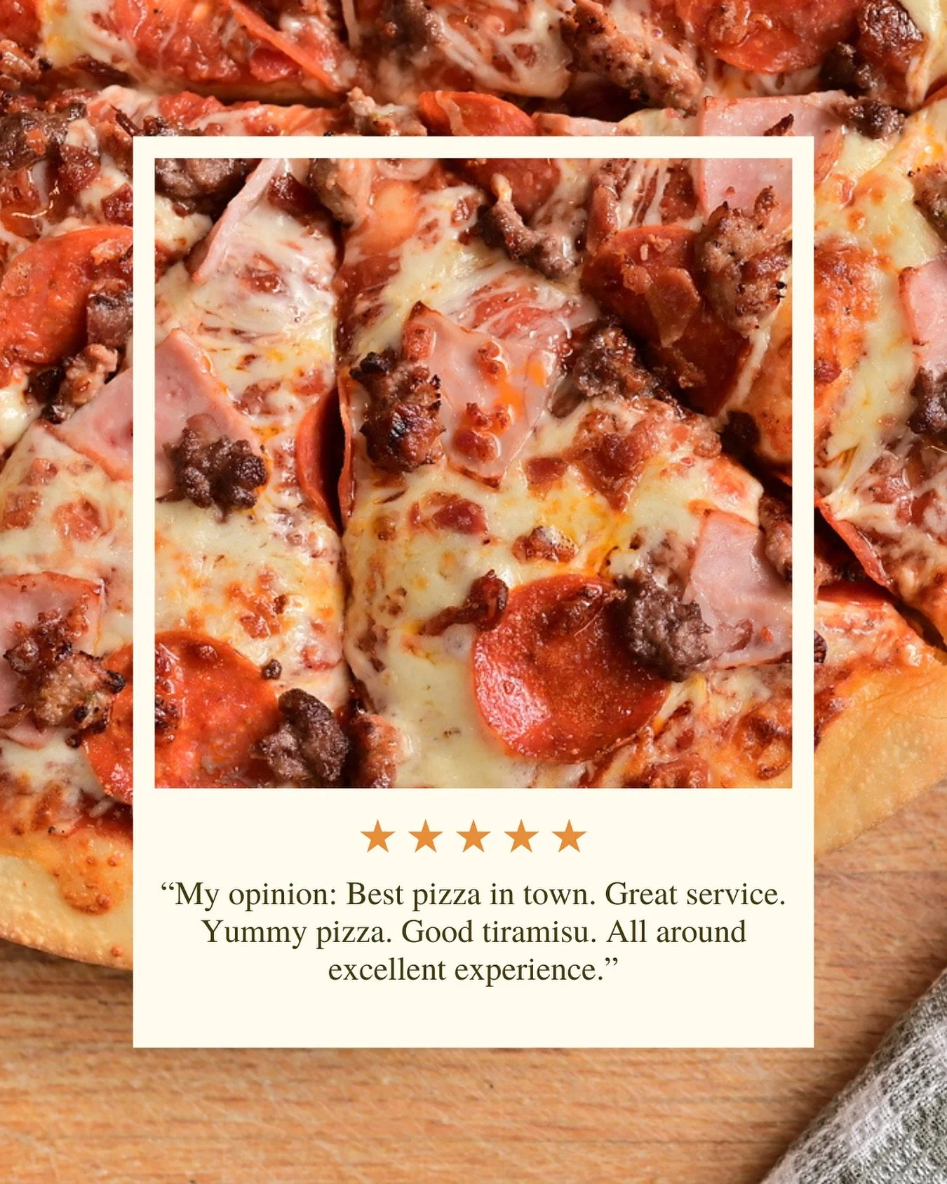 “Best pizza in town”? We’ll let our customers be the judge. π
Grateful for every slice shared and every face that walks through our door! π₯°
Tag someone you’d share this with!π
#wisconsindells #waterparkcapitaloftheworld