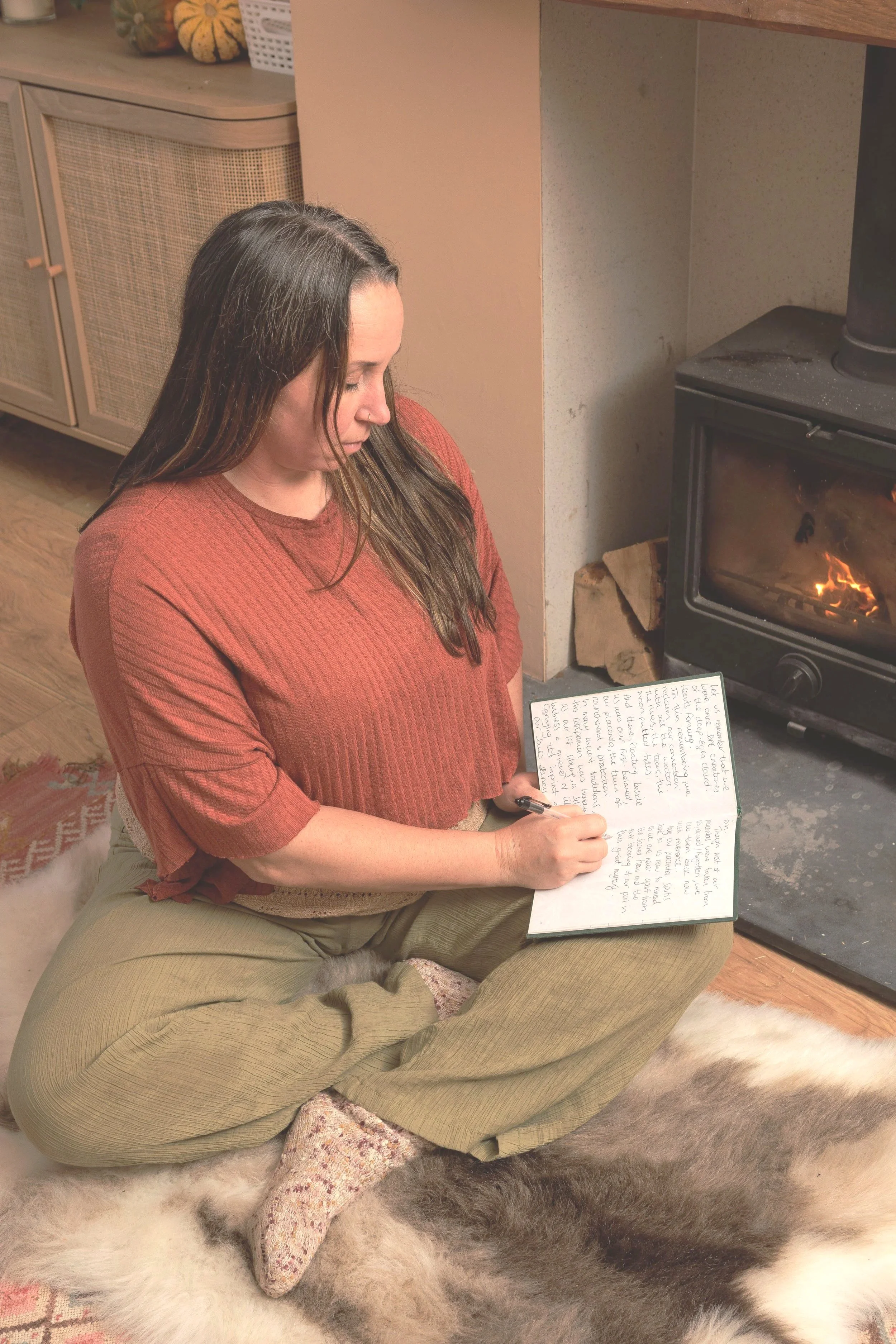 One-to-one wellbeing session integrating massage, yoga and nervous system support