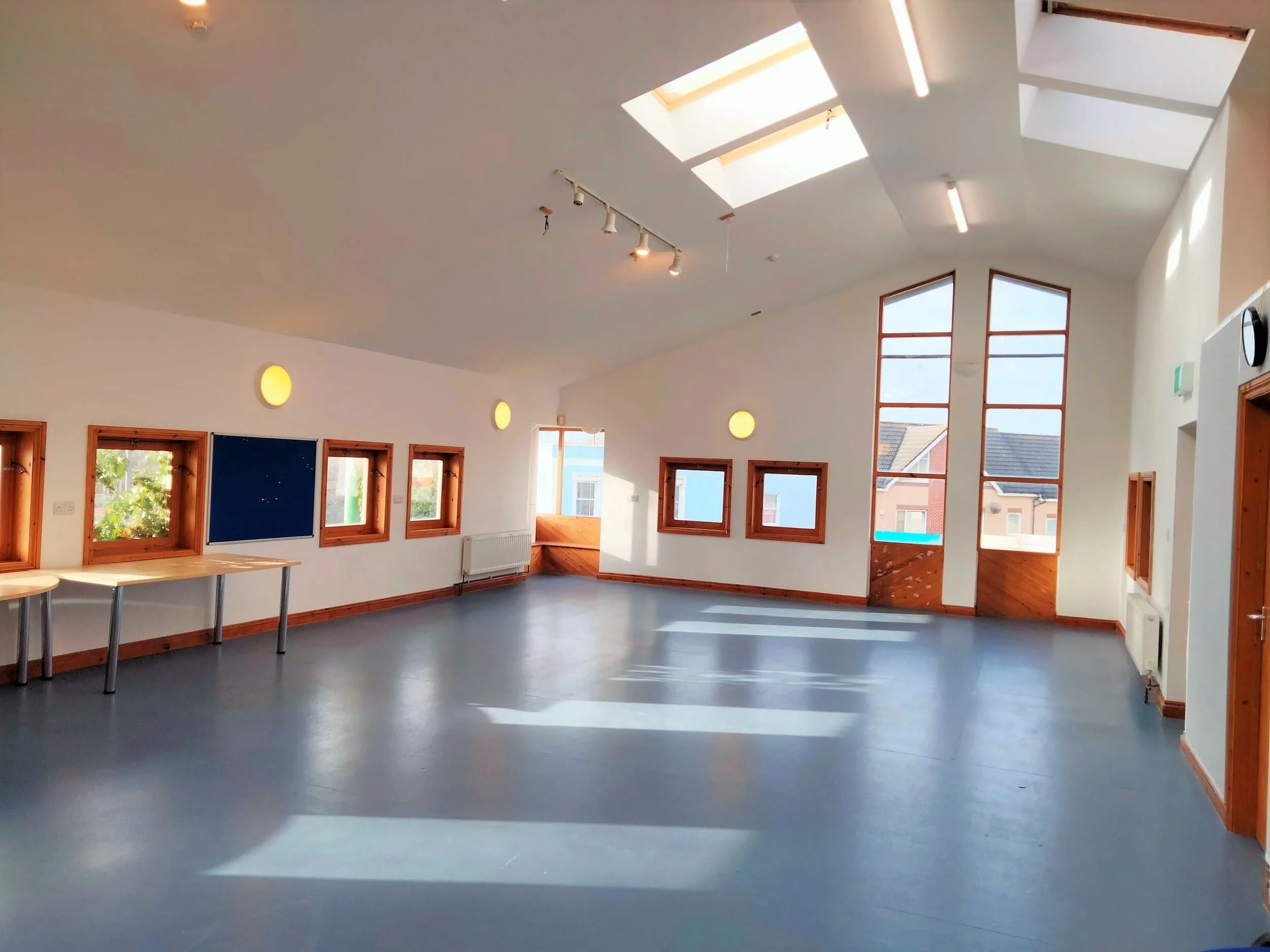 View of our light and airy space for hire
