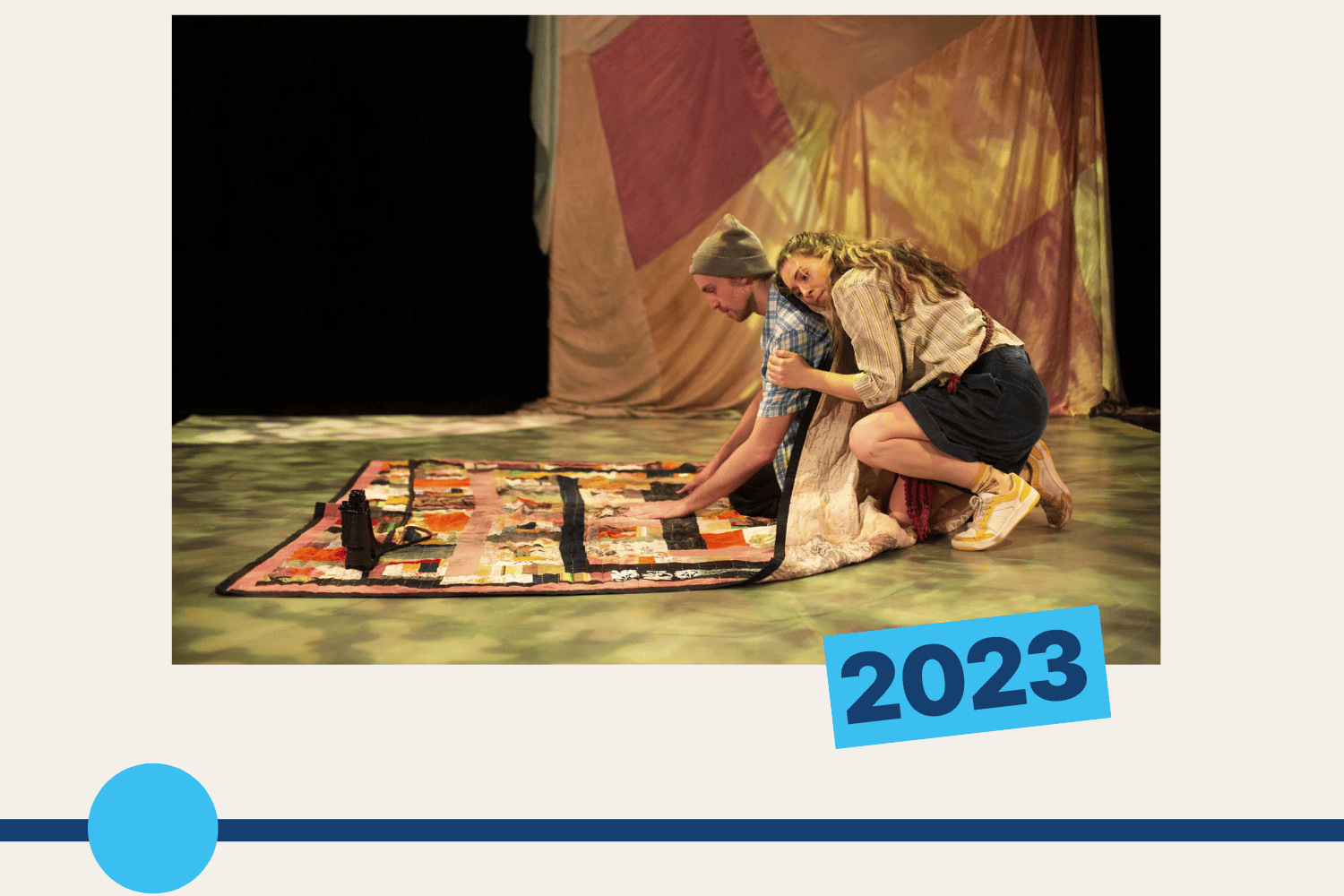 2023: Actors with a quilt