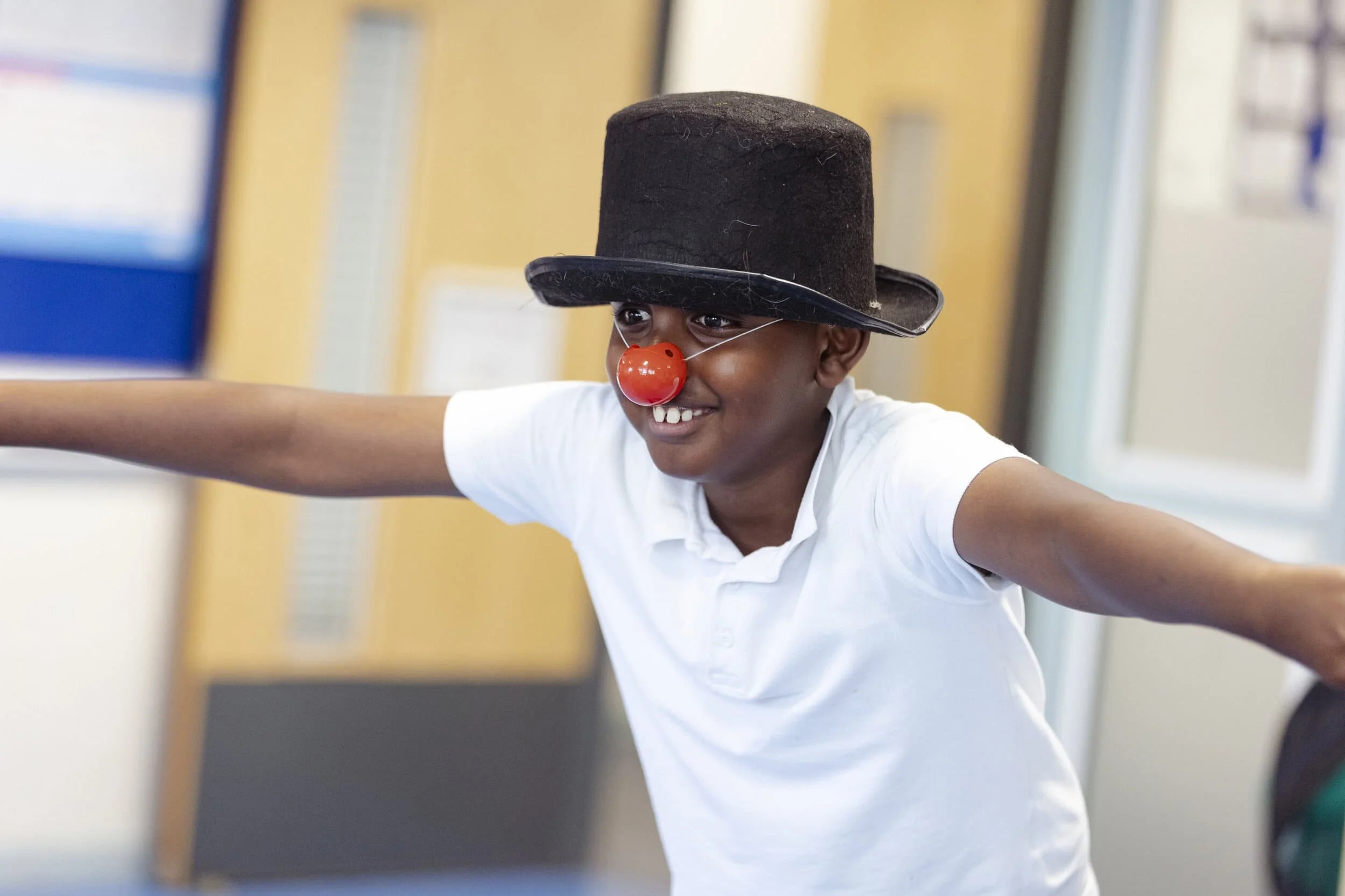 Child participating in Light up Language