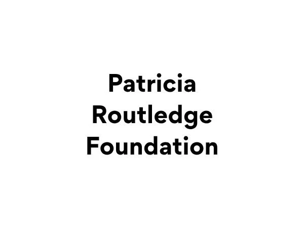 Patricia Routledge Foundation logo - the text 'Patricia Routledge Foundation' written in black.