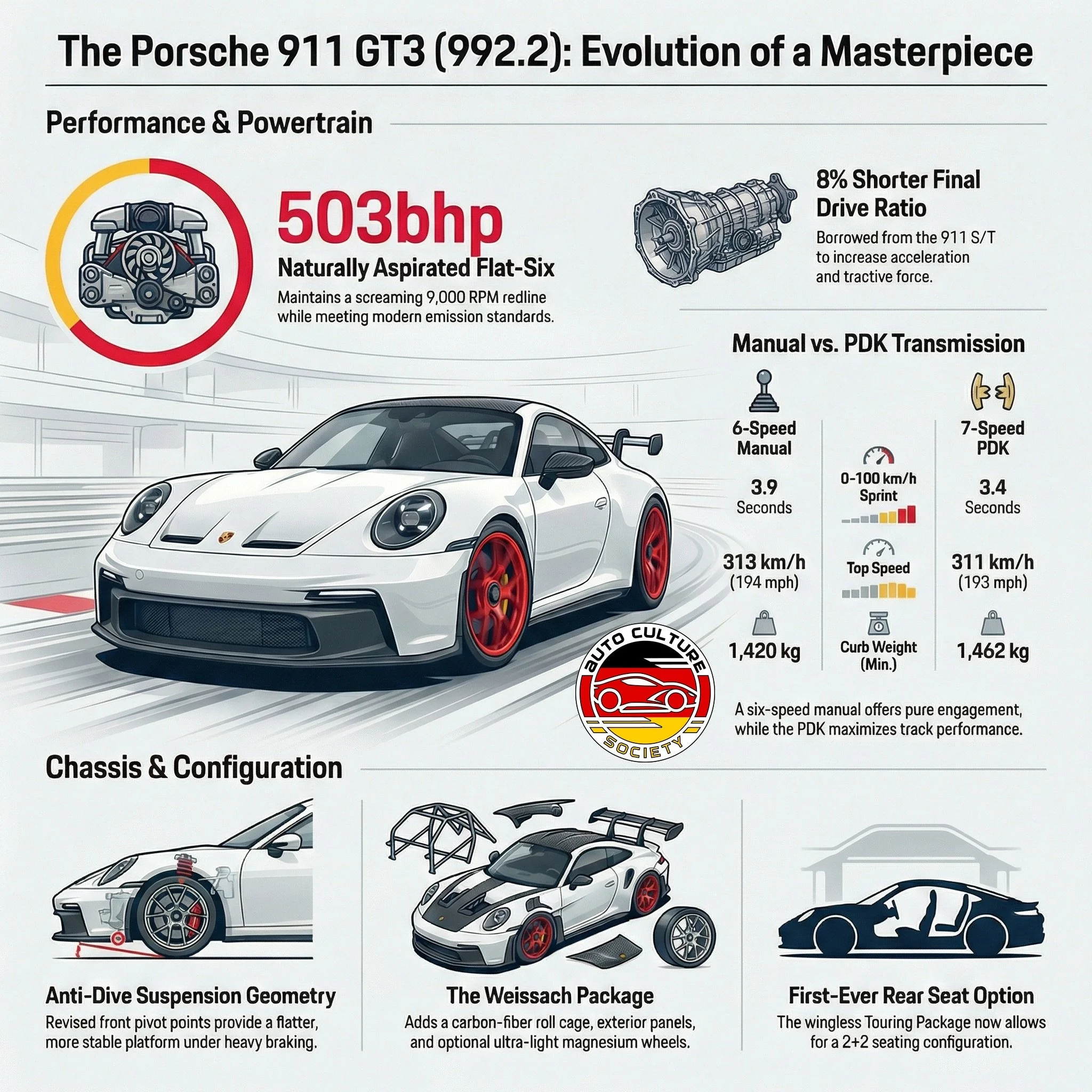 Auto Culture Society Podcast: Porsche 911 GT3 992.2 | Road Car Spotlight
