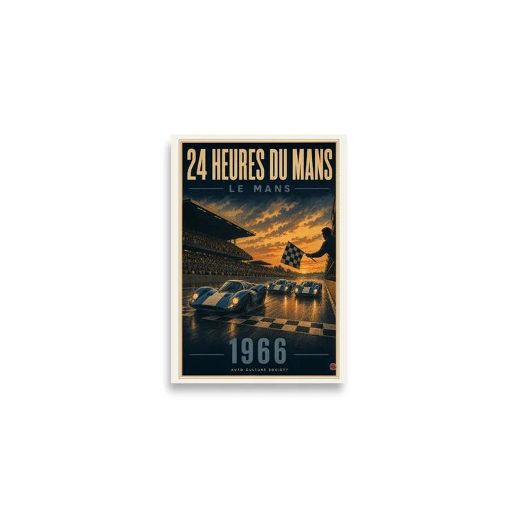 Le Mans 1966, art print