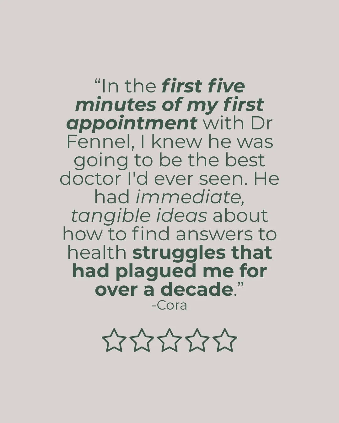 Hearing stories like this one are invaluable to me. It's incredible to play a role in your healing journey. 

#functionalmedicine #holistichealth #rootcausehealing