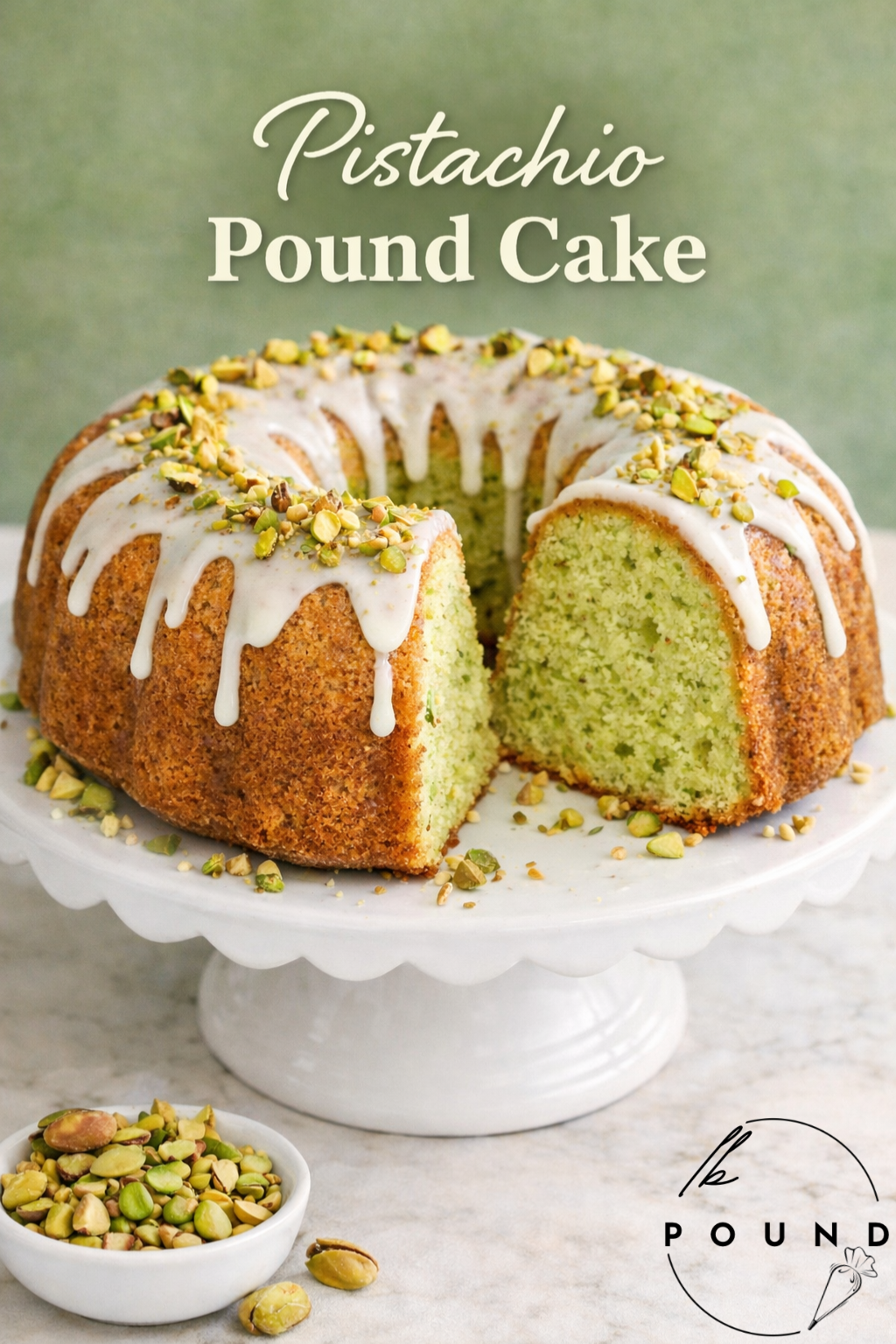 Pistachio Pound Cake
