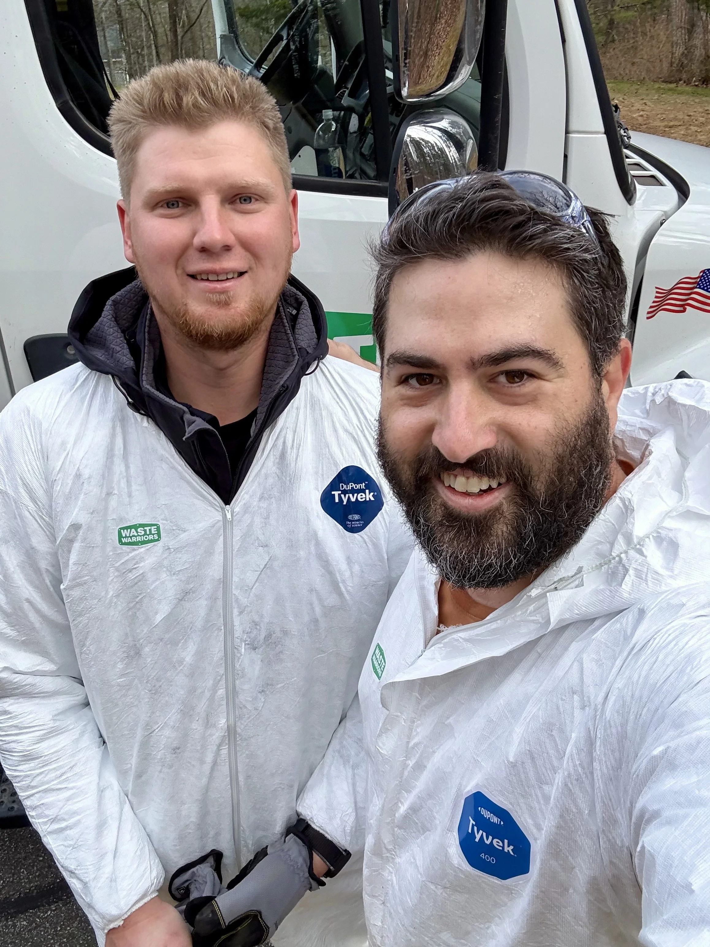 After a tough job Waste Warriors pic!