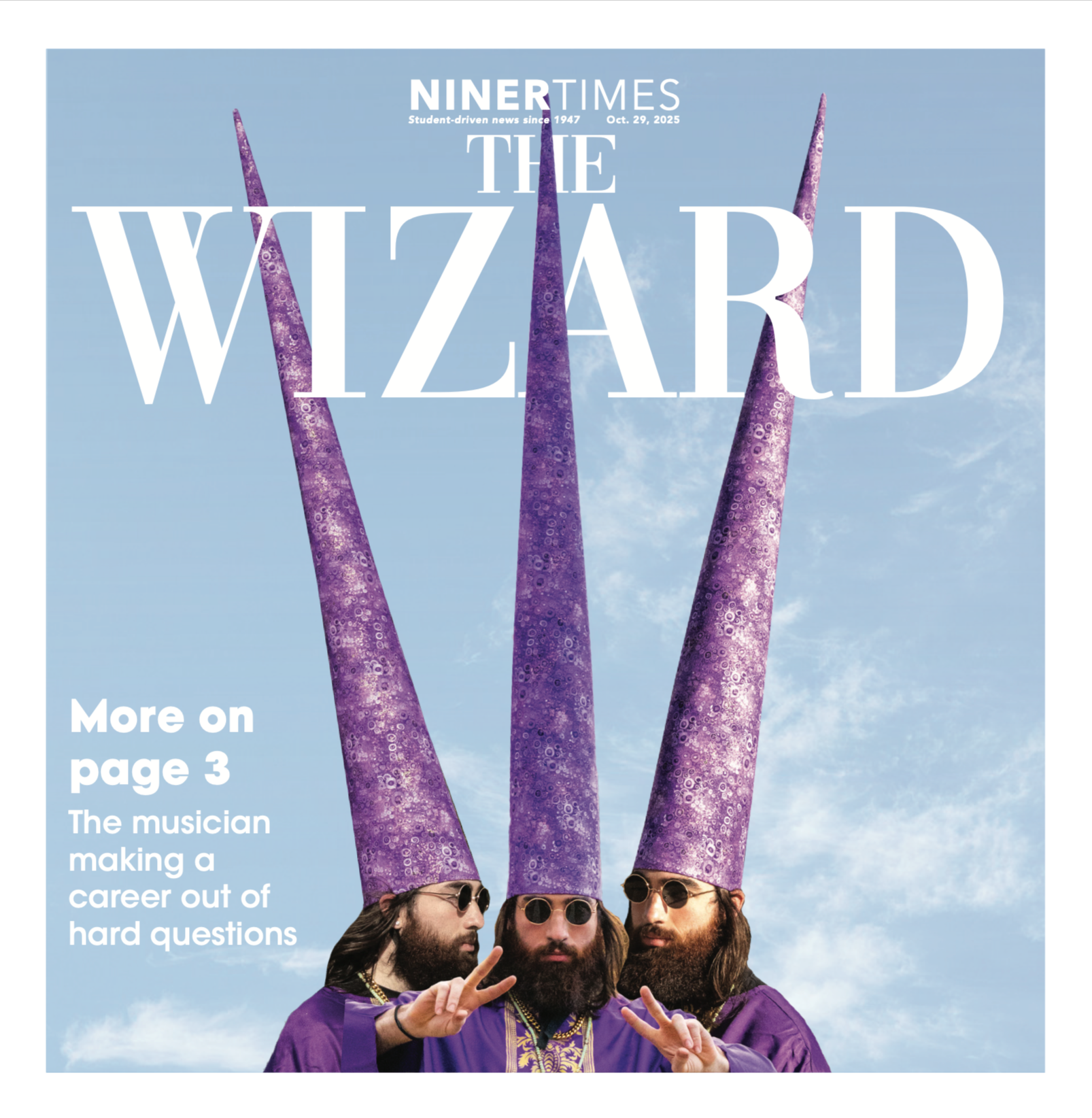 Cover Design: The Wizard - Niner Times