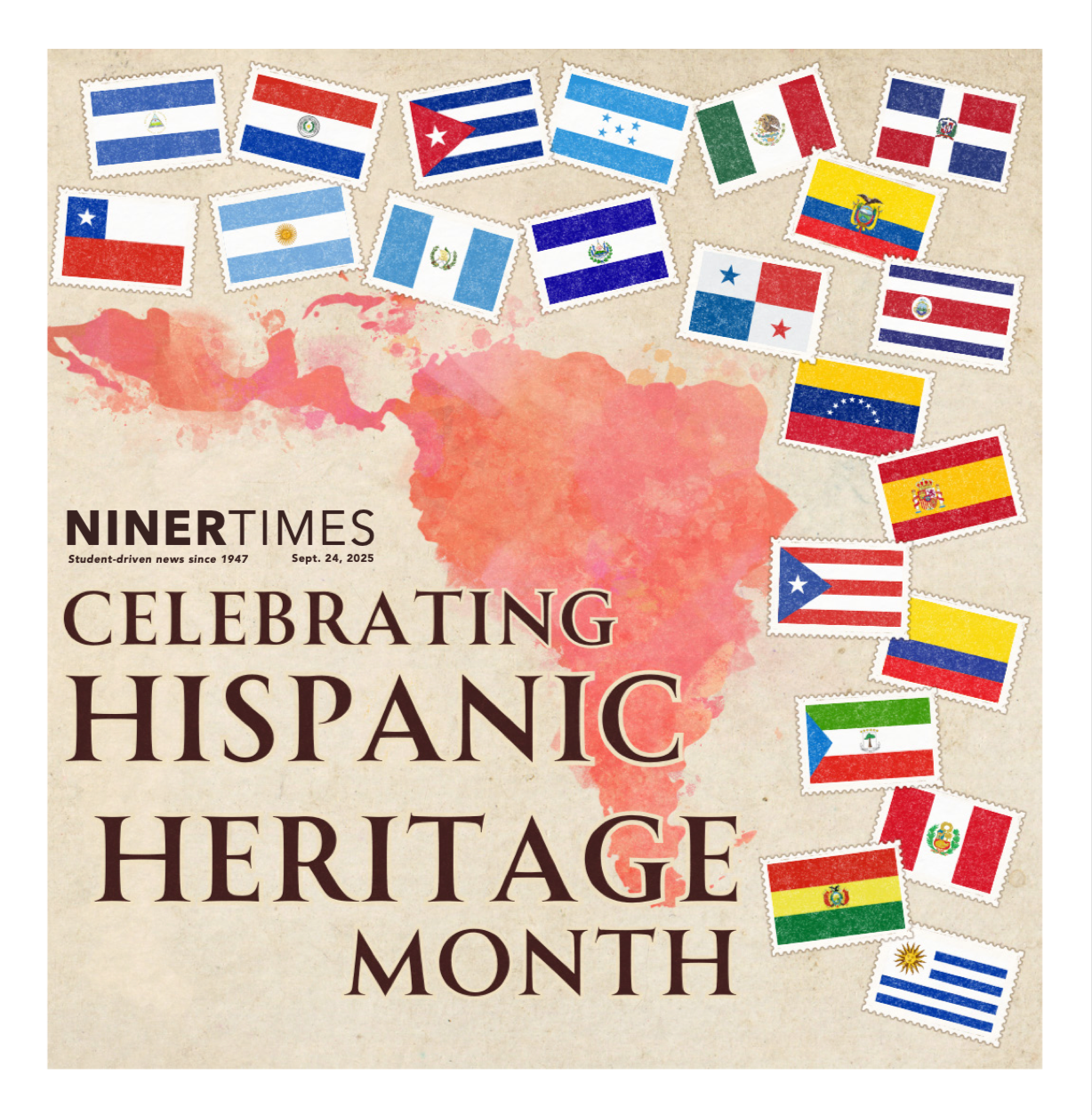 Cover Design: Celebrating Hispanic Heritage Month - Niner Times