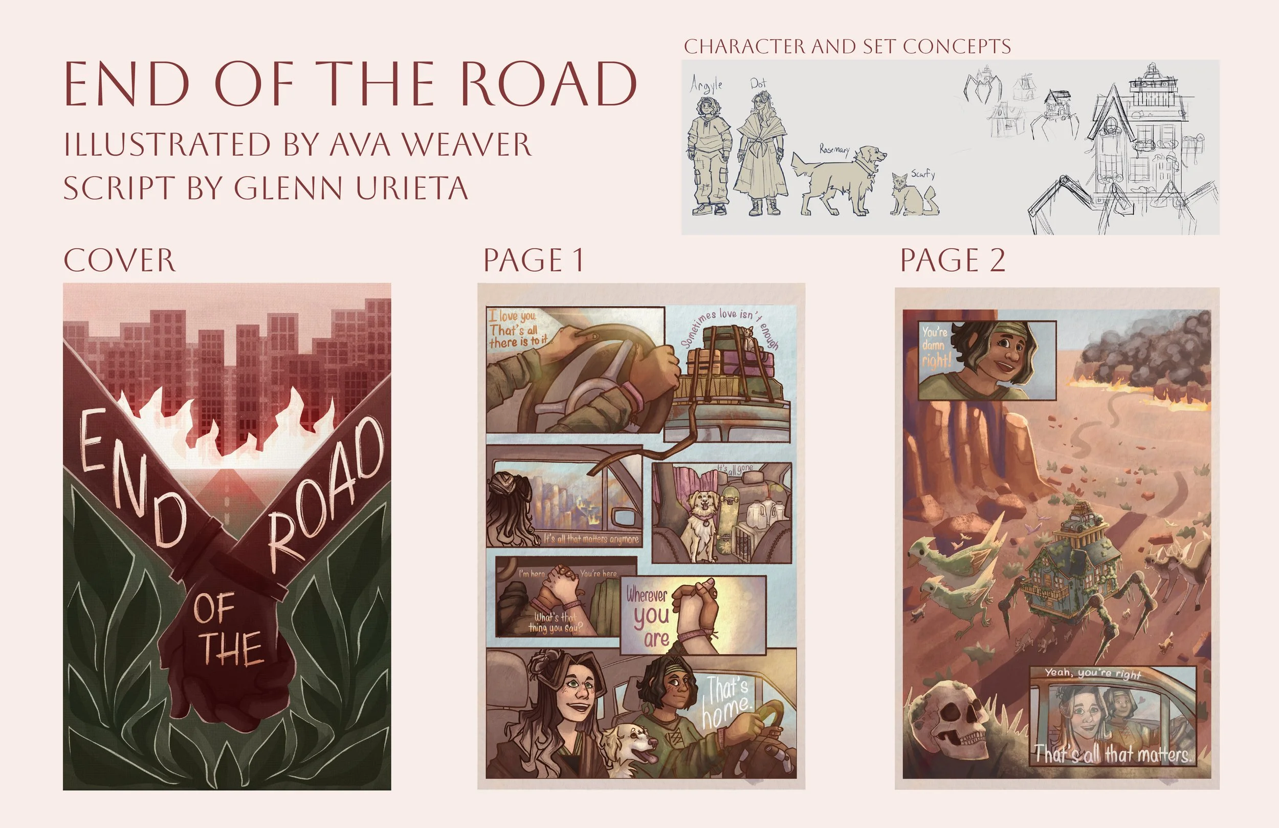 "End of The Road" Comic project