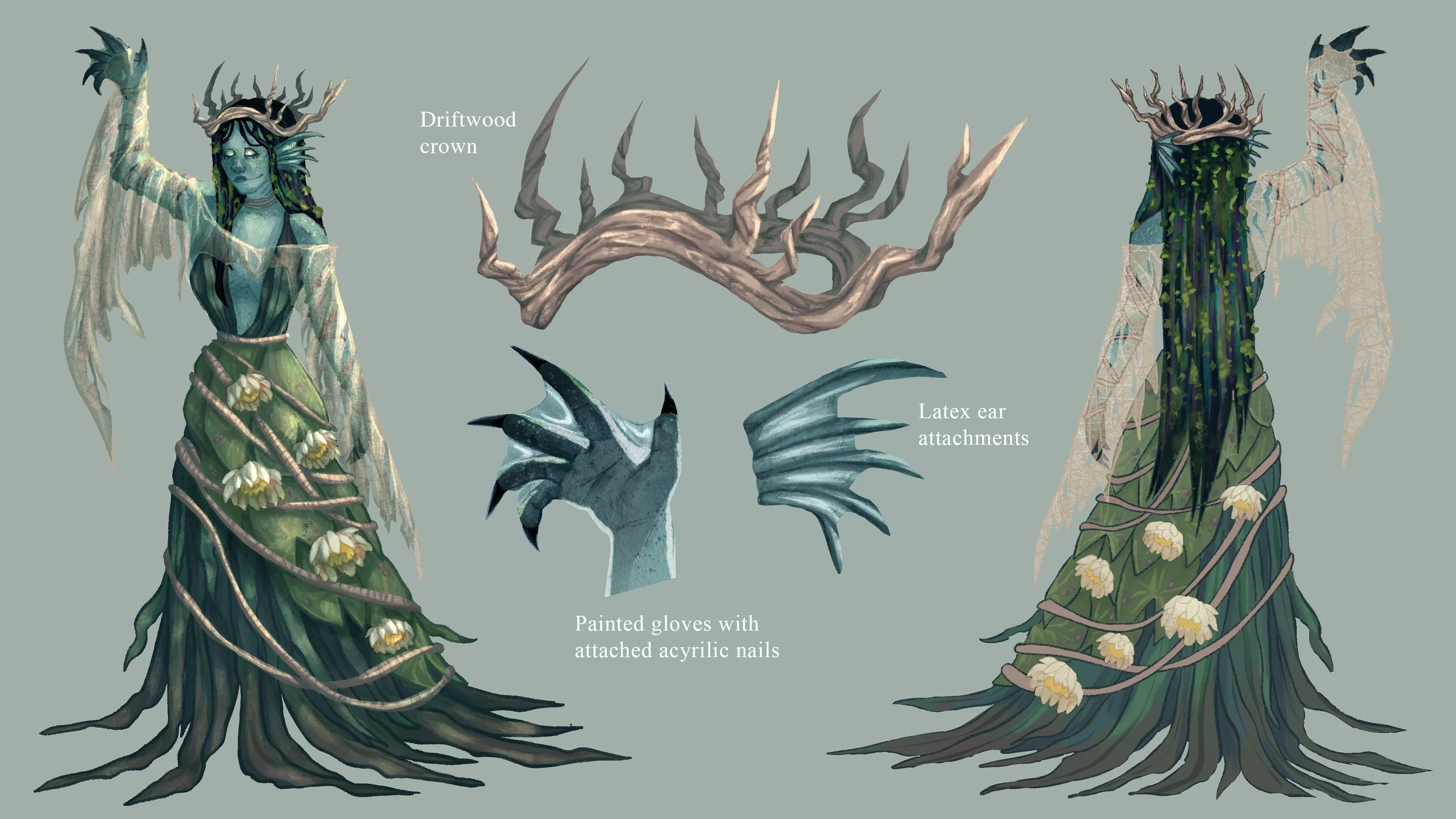 Camelot character design project: Lady of the Lake 