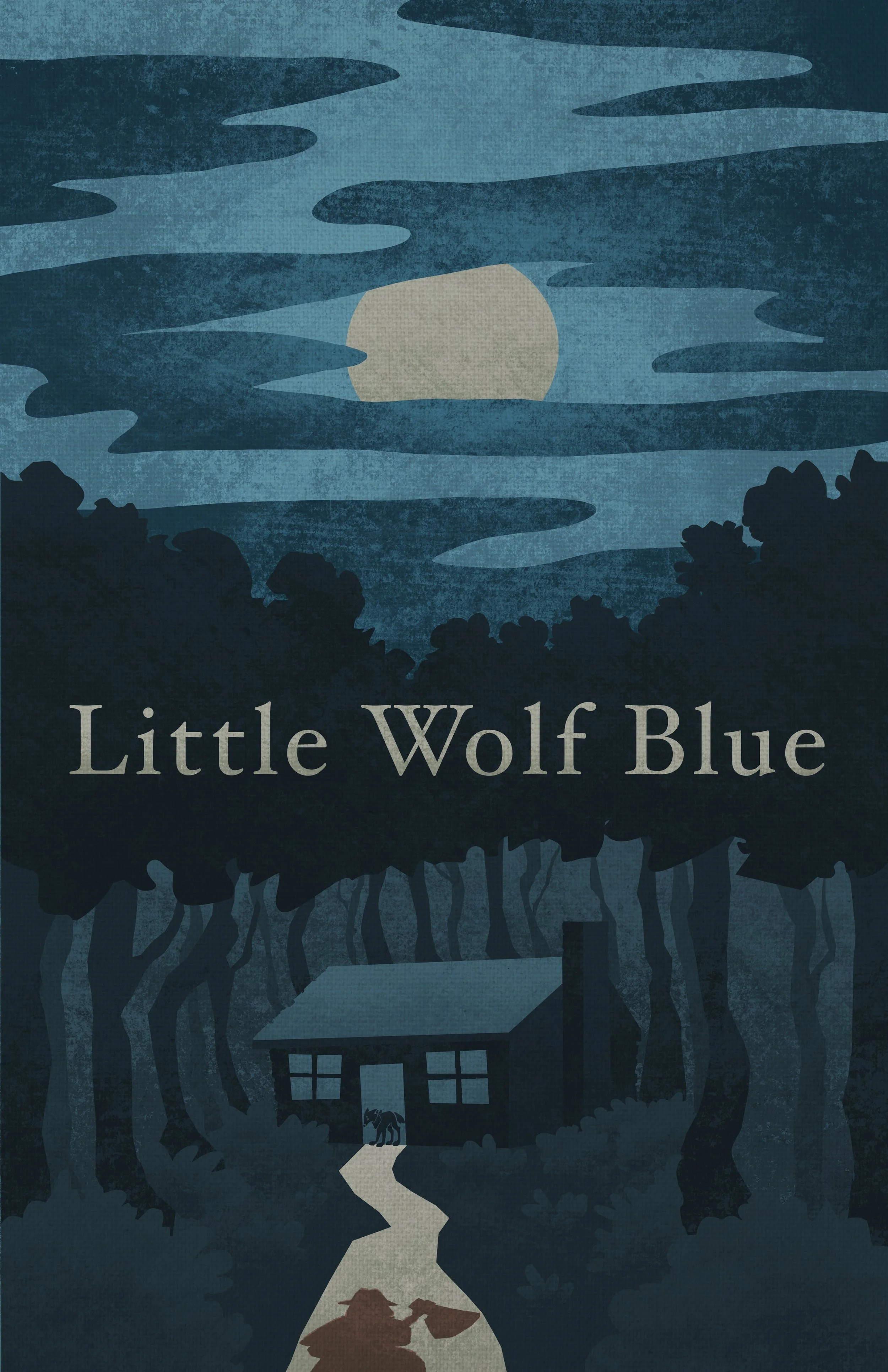 "Little Wolf Blue" Graphic Novel Cover