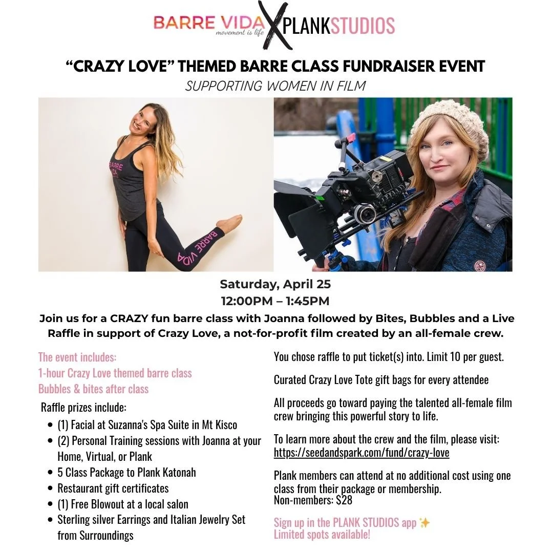 5 RAFFLE tickets for PLANK KATONAH CRAZY LOVE Event