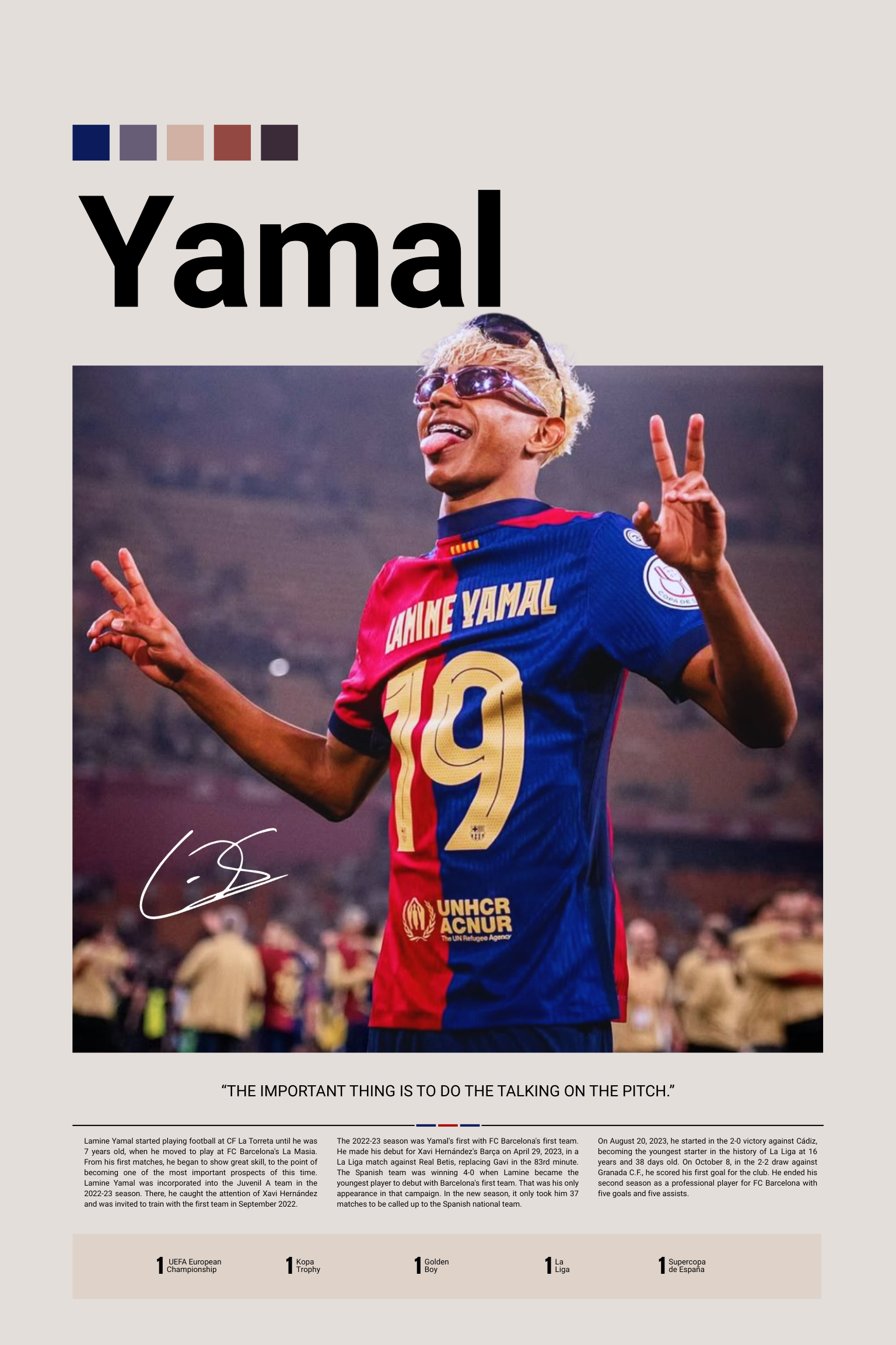 Commission - Yamal Poster