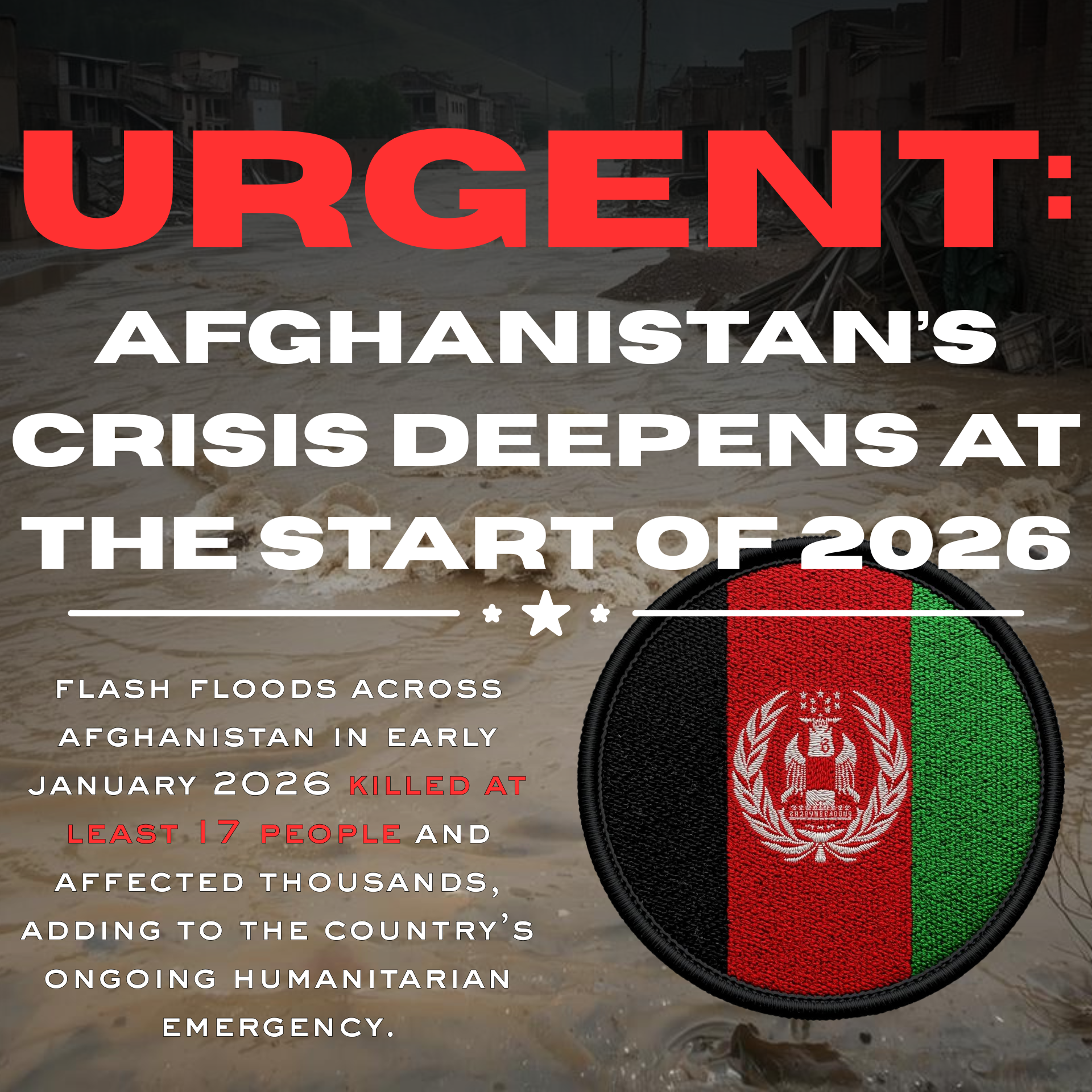 Flash Floods in Afghanistan Deepen a Growing Humanitarian Crisis